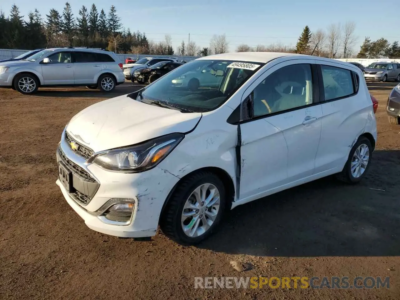 1 fotografías del automóvil dañado KL8CD6SA9LC459193 CHEVROLET SPARK 2020