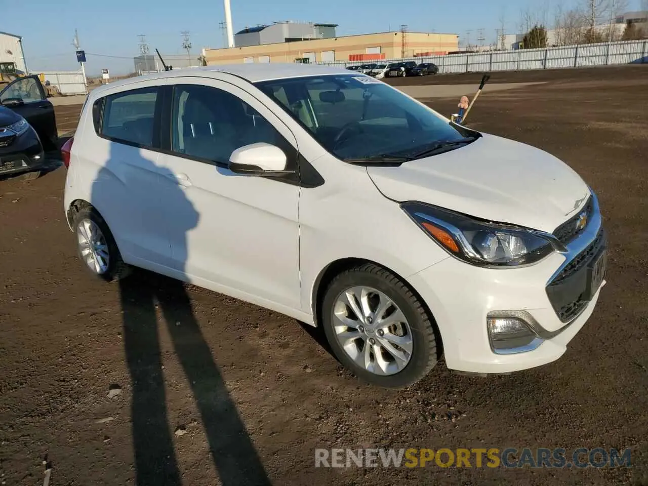 4 fotografías del automóvil dañado KL8CD6SA9LC459193 CHEVROLET SPARK 2020