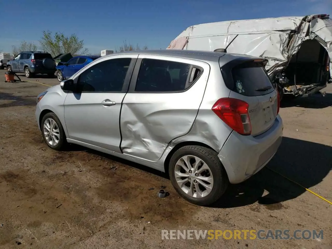 2 fotografías del automóvil dañado KL8CD6SAXLC428339 CHEVROLET SPARK 2020