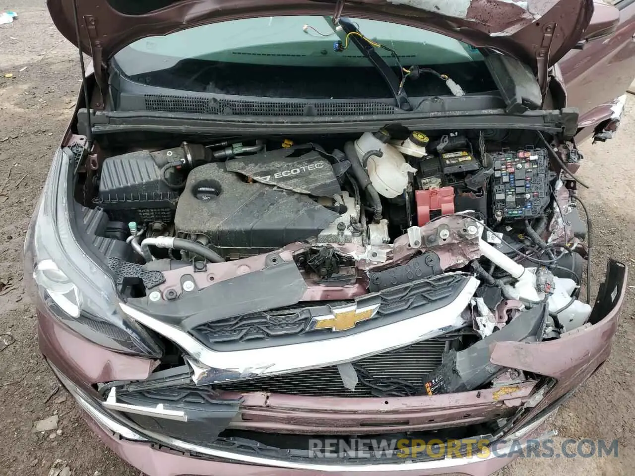 11 fotografías del automóvil dañado KL8CD6SAXLC461521 CHEVROLET SPARK 2020