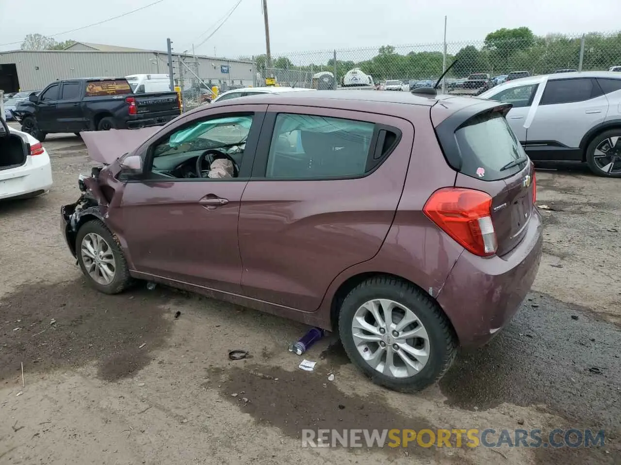 2 fotografías del automóvil dañado KL8CD6SAXLC461521 CHEVROLET SPARK 2020