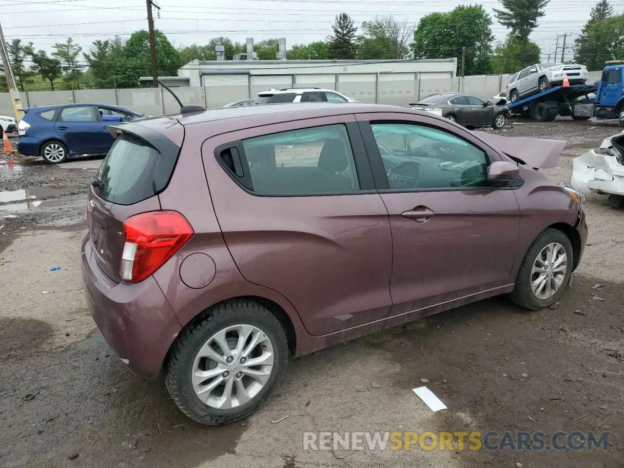 3 fotografías del automóvil dañado KL8CD6SAXLC461521 CHEVROLET SPARK 2020