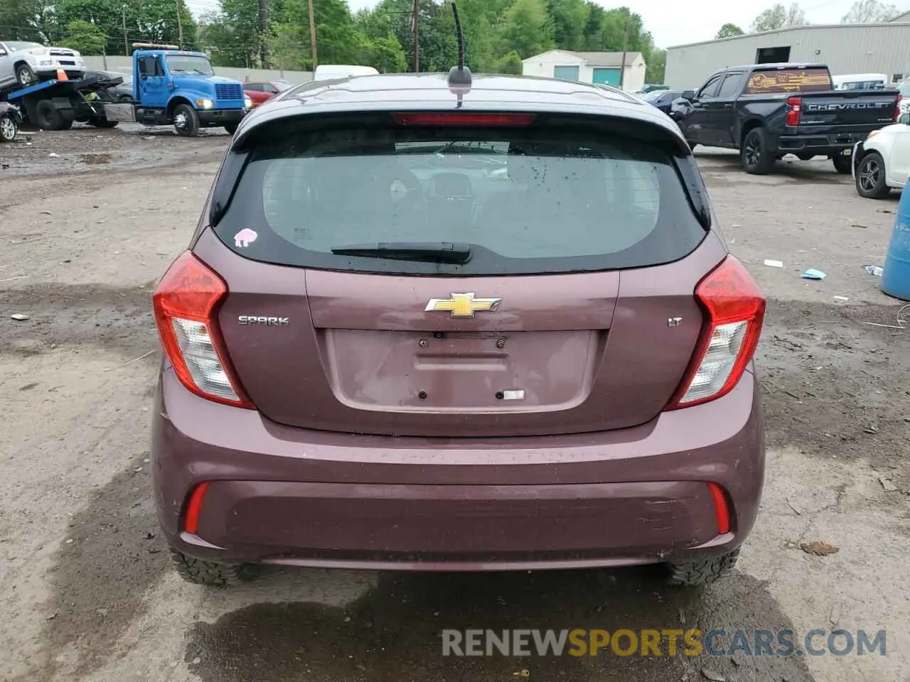 6 fotografías del automóvil dañado KL8CD6SAXLC461521 CHEVROLET SPARK 2020