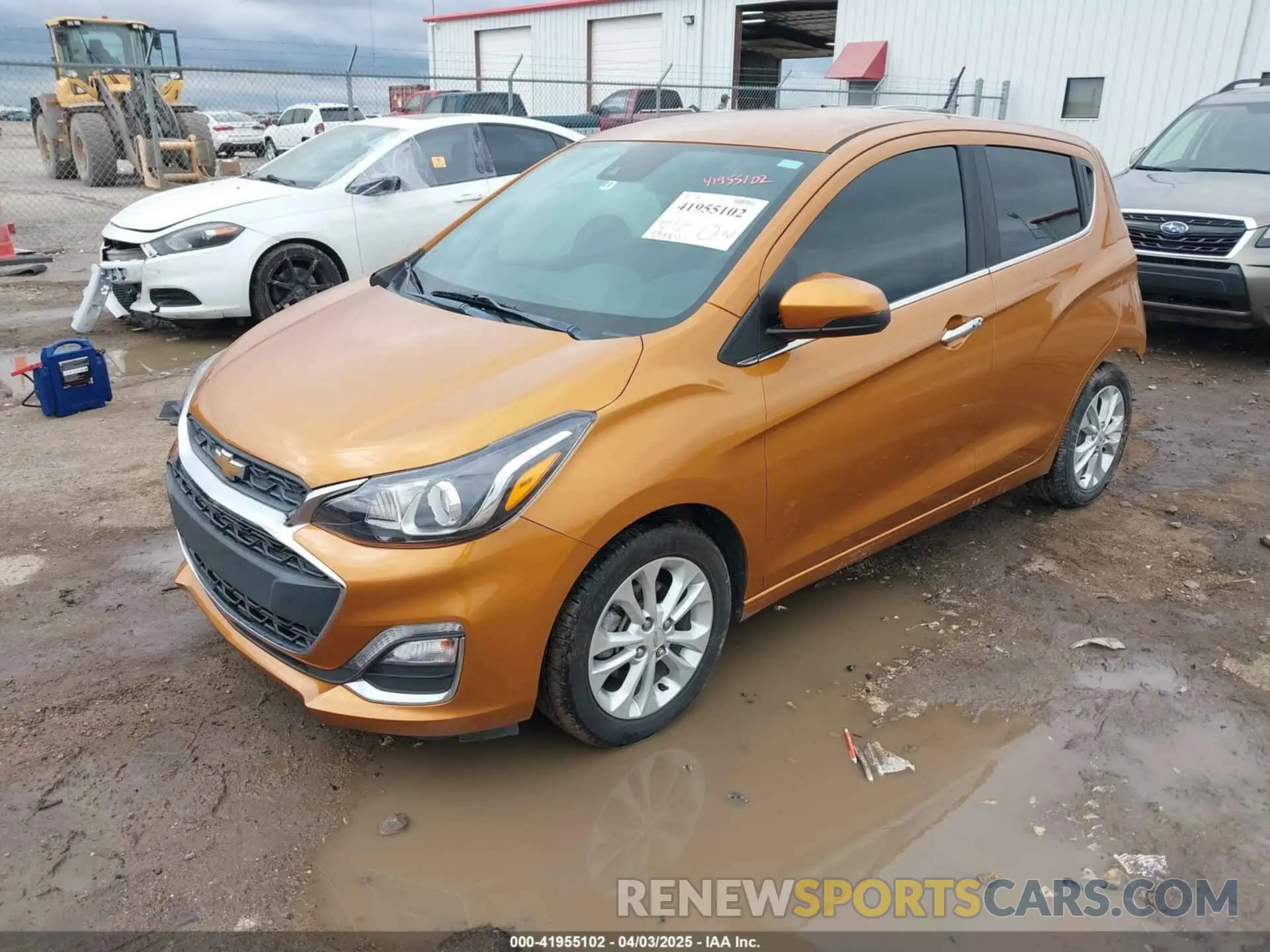2 fotografías del automóvil dañado KL8CF6SA5LC422636 CHEVROLET SPARK 2020