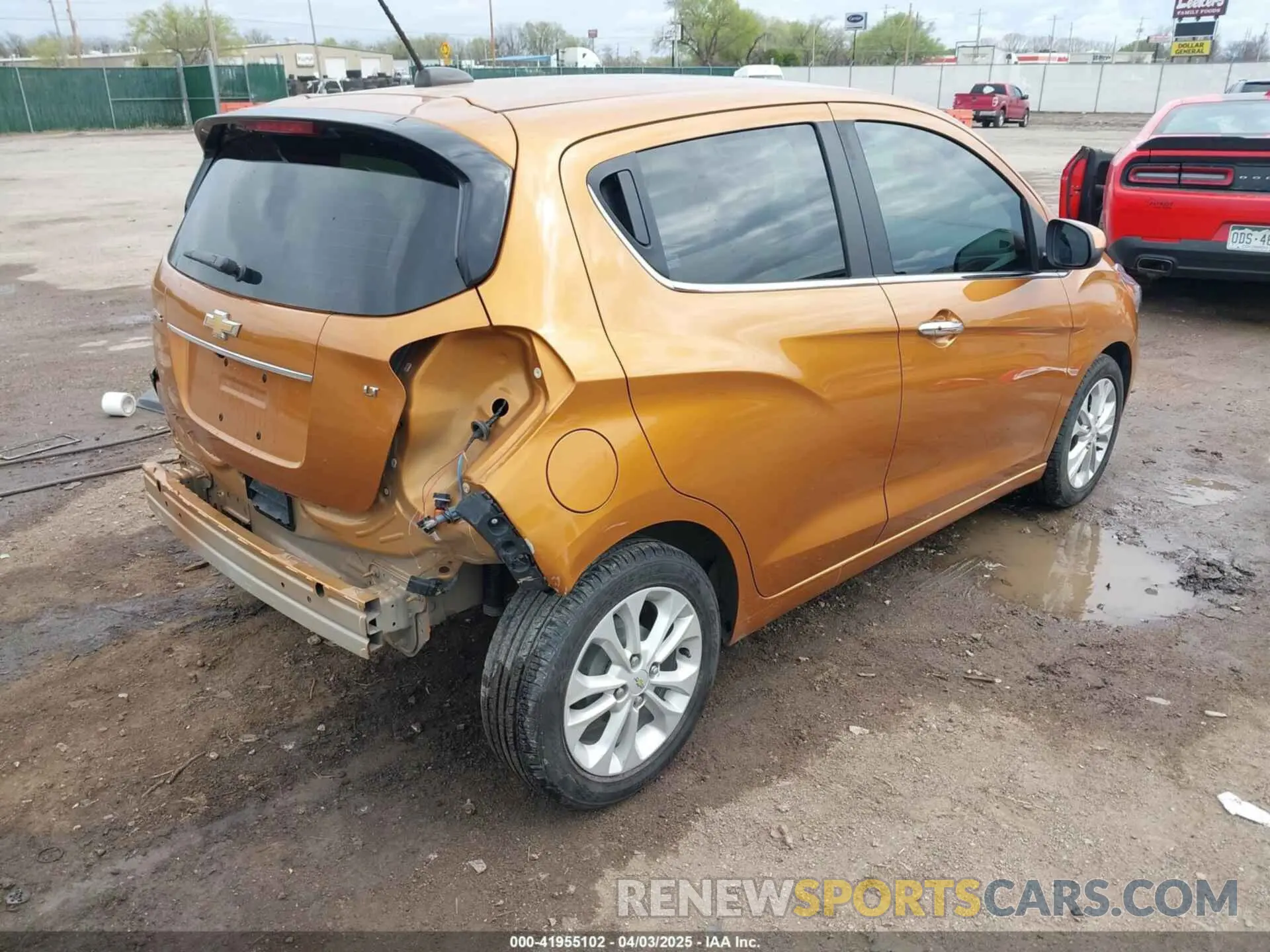 4 fotografías del automóvil dañado KL8CF6SA5LC422636 CHEVROLET SPARK 2020