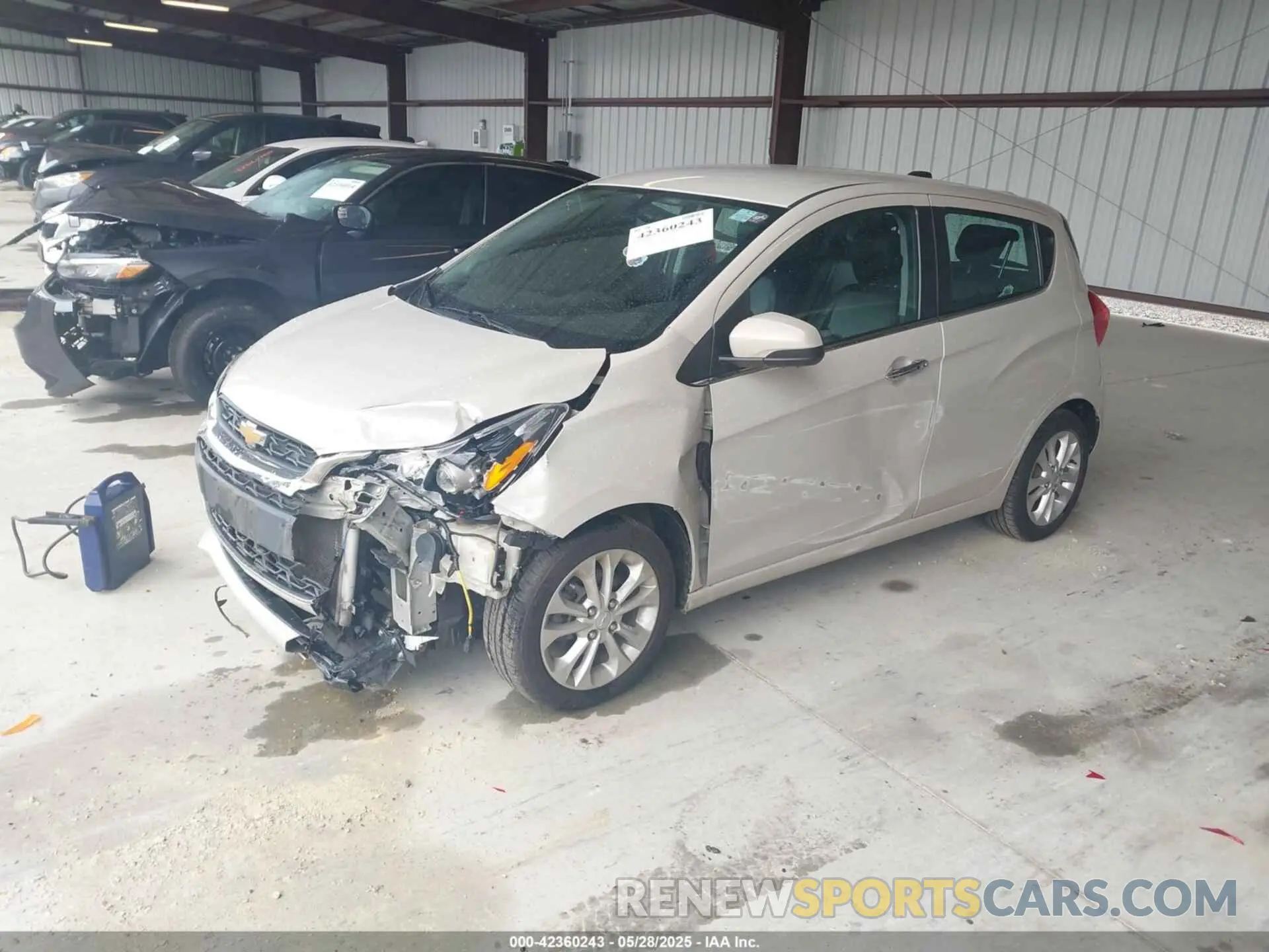 2 fotografías del automóvil dañado KL8CF6SA9LC429072 CHEVROLET SPARK 2020