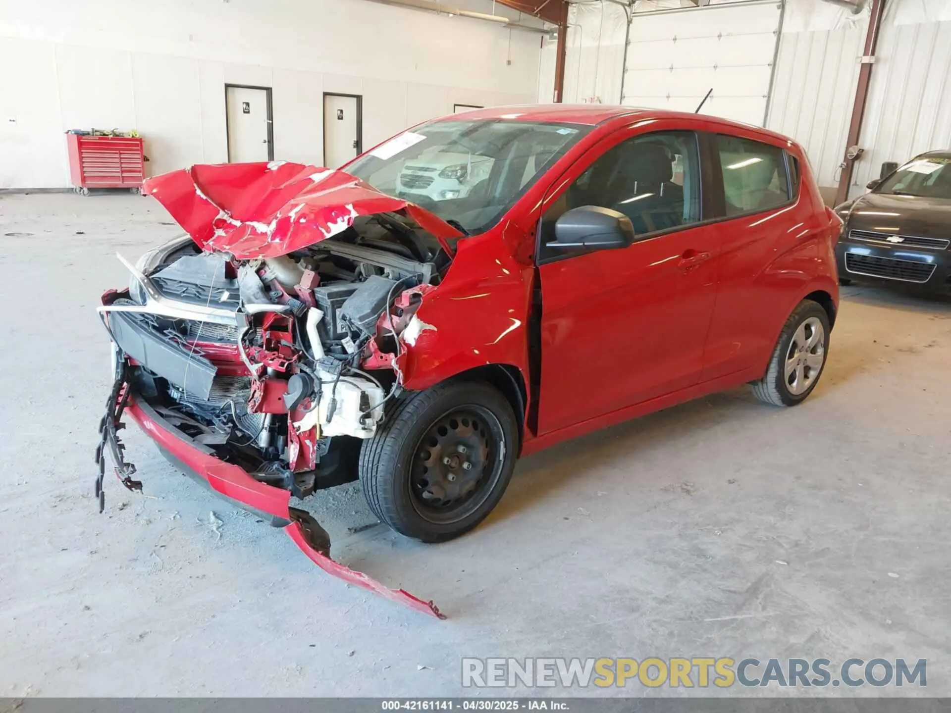 2 fotografías del automóvil dañado KL8CA6SA4MC729683 CHEVROLET SPARK 2021