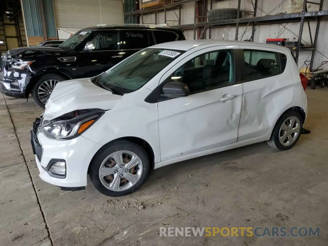 1 fotografías del automóvil dañado KL8CA6SA4MC741459 CHEVROLET SPARK 2021