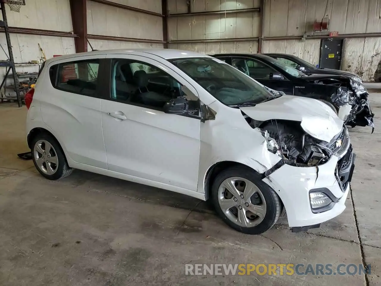 4 fotografías del automóvil dañado KL8CA6SA4MC741459 CHEVROLET SPARK 2021