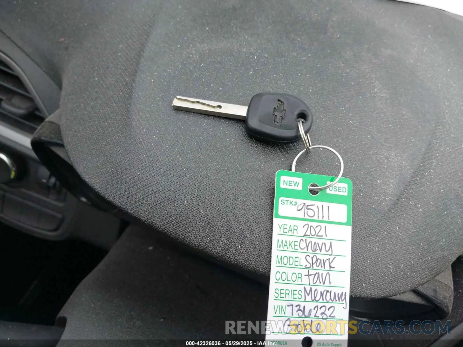 11 fotografías del automóvil dañado KL8CA6SA6MC736232 CHEVROLET SPARK 2021