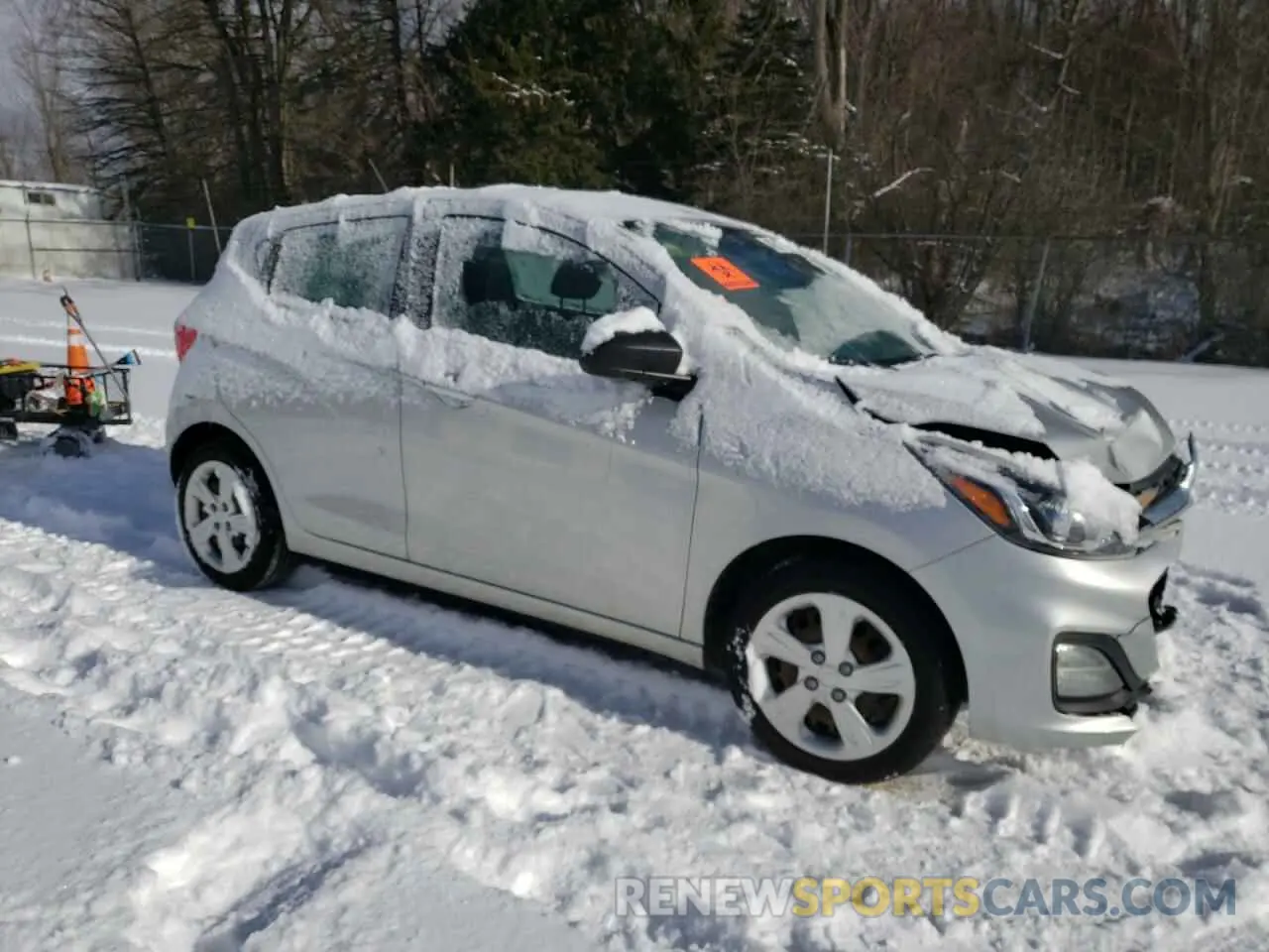 4 fotografías del automóvil dañado KL8CA6SA6MC745125 CHEVROLET SPARK 2021