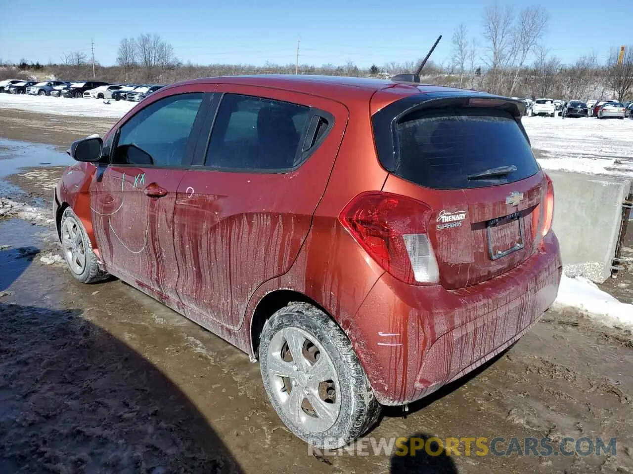 2 fotografías del automóvil dañado KL8CB6SA0MC710691 CHEVROLET SPARK 2021