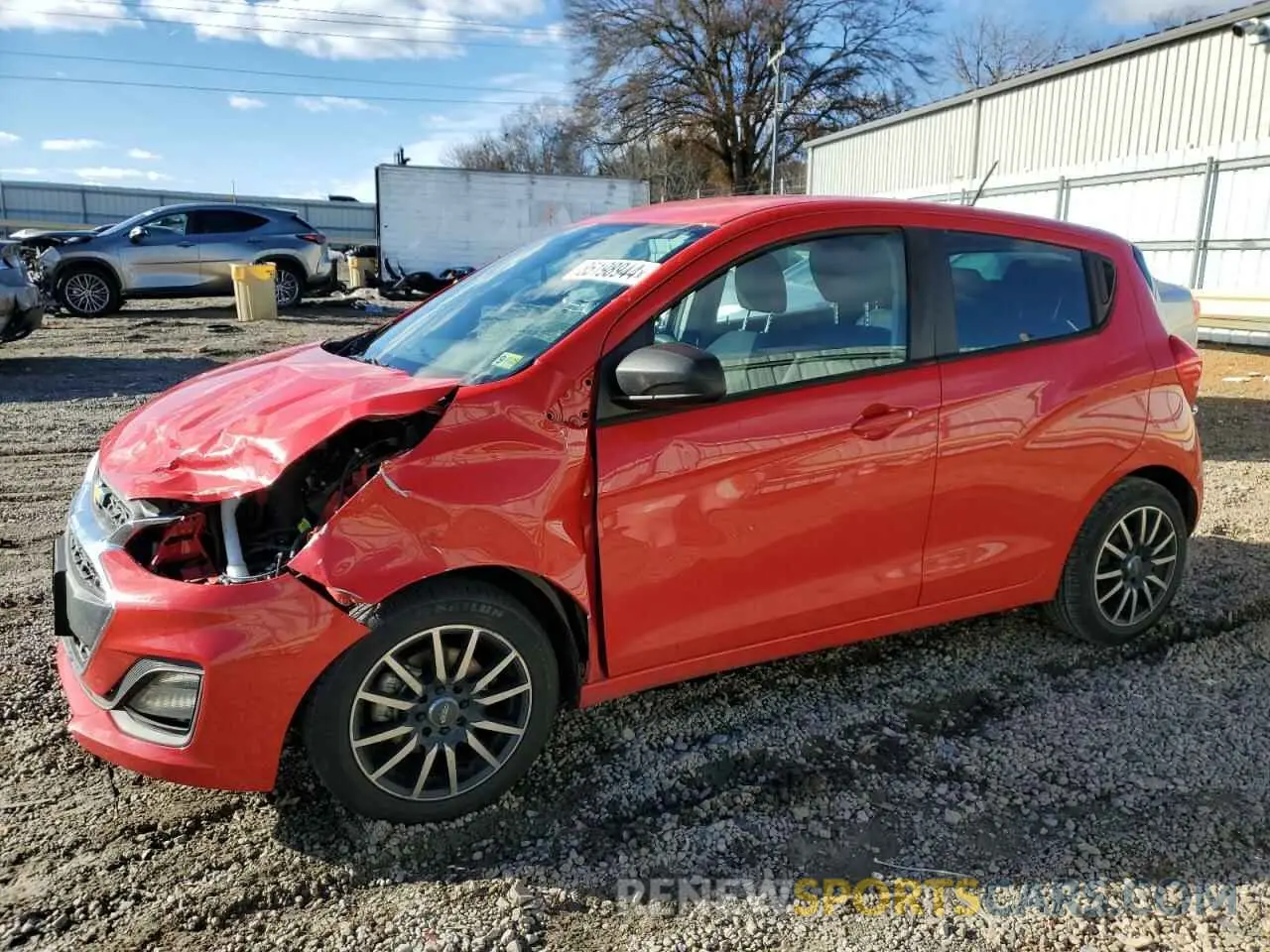 1 fotografías del automóvil dañado KL8CB6SA0MC731038 CHEVROLET SPARK 2021
