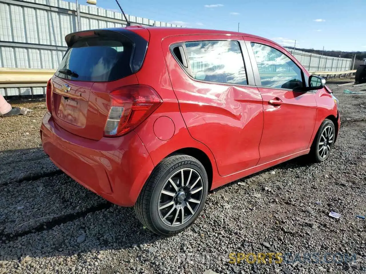 3 fotografías del automóvil dañado KL8CB6SA0MC731038 CHEVROLET SPARK 2021
