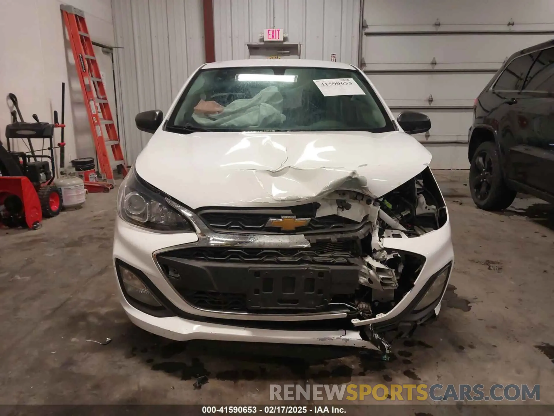 13 fotografías del automóvil dañado KL8CB6SA0MC740306 CHEVROLET SPARK 2021