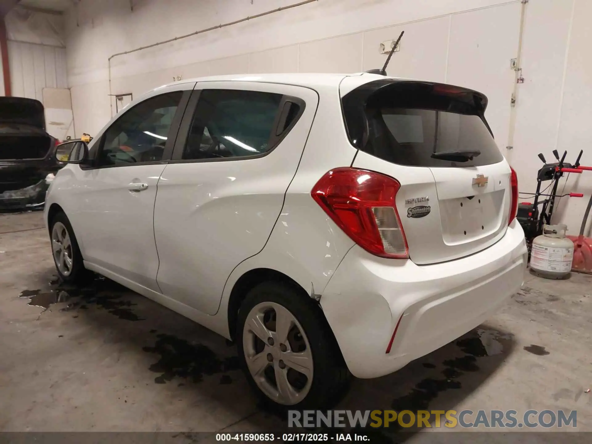 3 fotografías del automóvil dañado KL8CB6SA0MC740306 CHEVROLET SPARK 2021