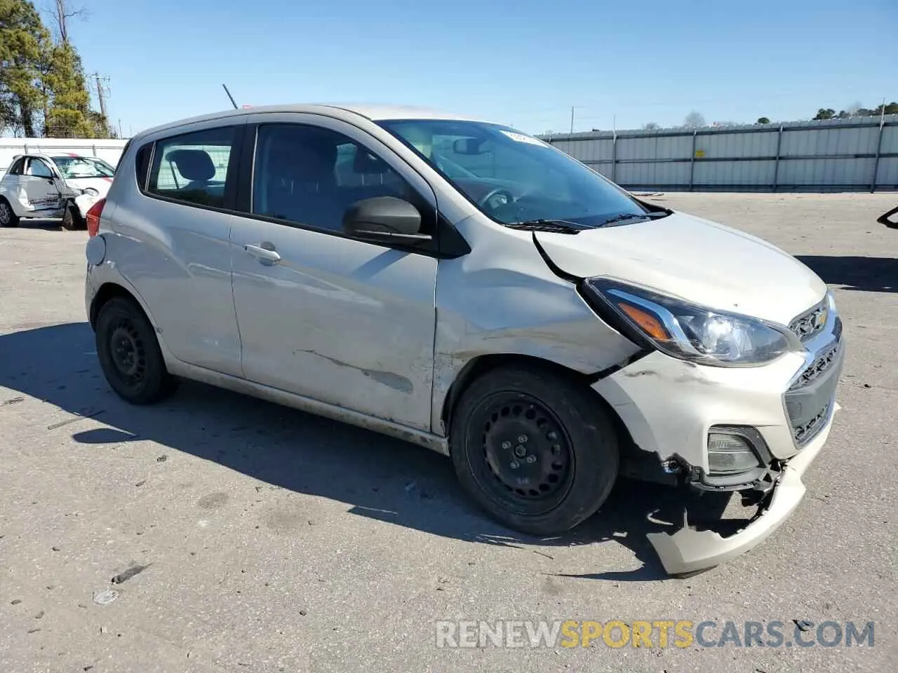 4 fotografías del automóvil dañado KL8CB6SA1MC703068 CHEVROLET SPARK 2021