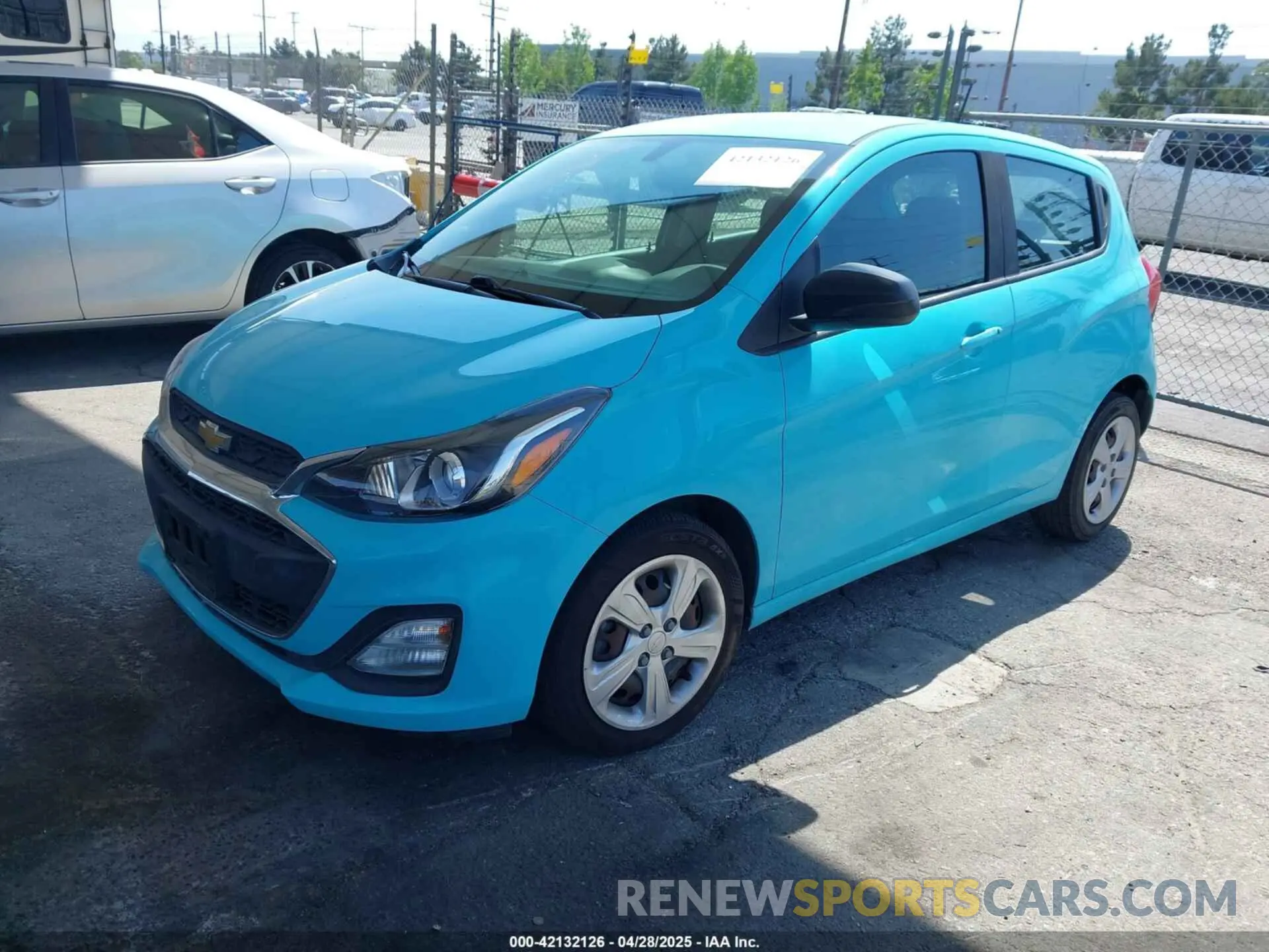 2 fotografías del automóvil dañado KL8CB6SA1MC710473 CHEVROLET SPARK 2021