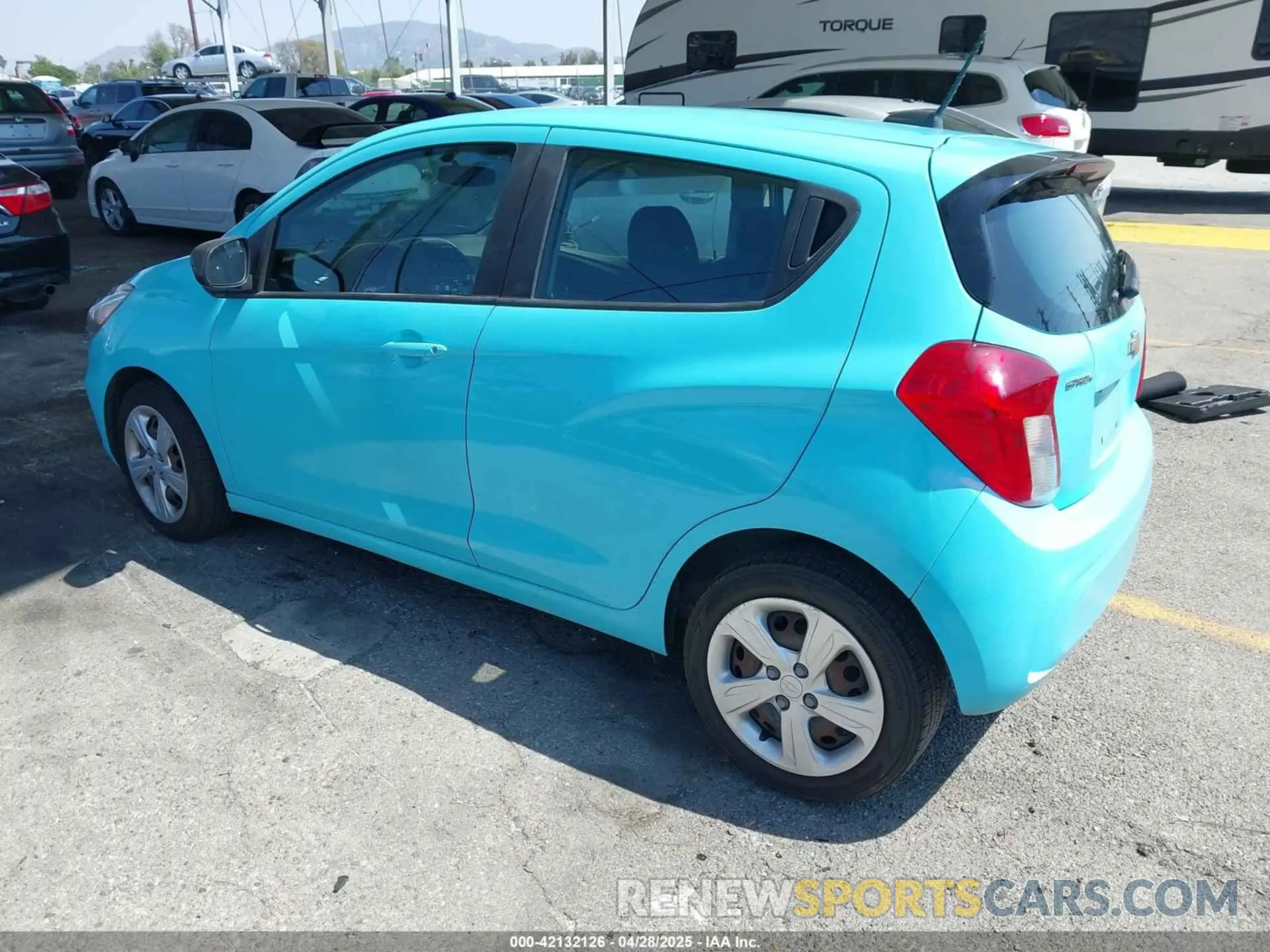 3 fotografías del automóvil dañado KL8CB6SA1MC710473 CHEVROLET SPARK 2021