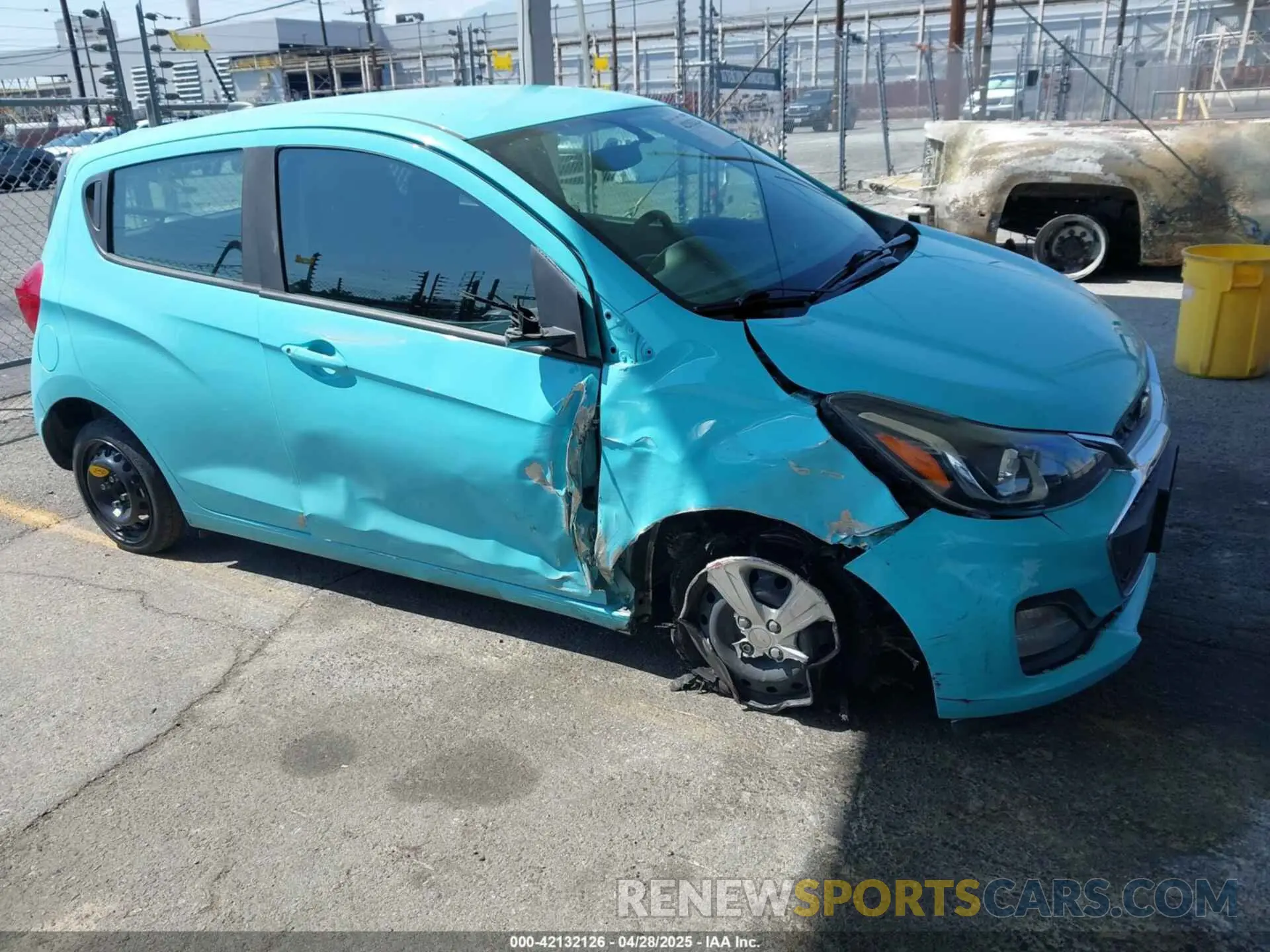 6 fotografías del automóvil dañado KL8CB6SA1MC710473 CHEVROLET SPARK 2021