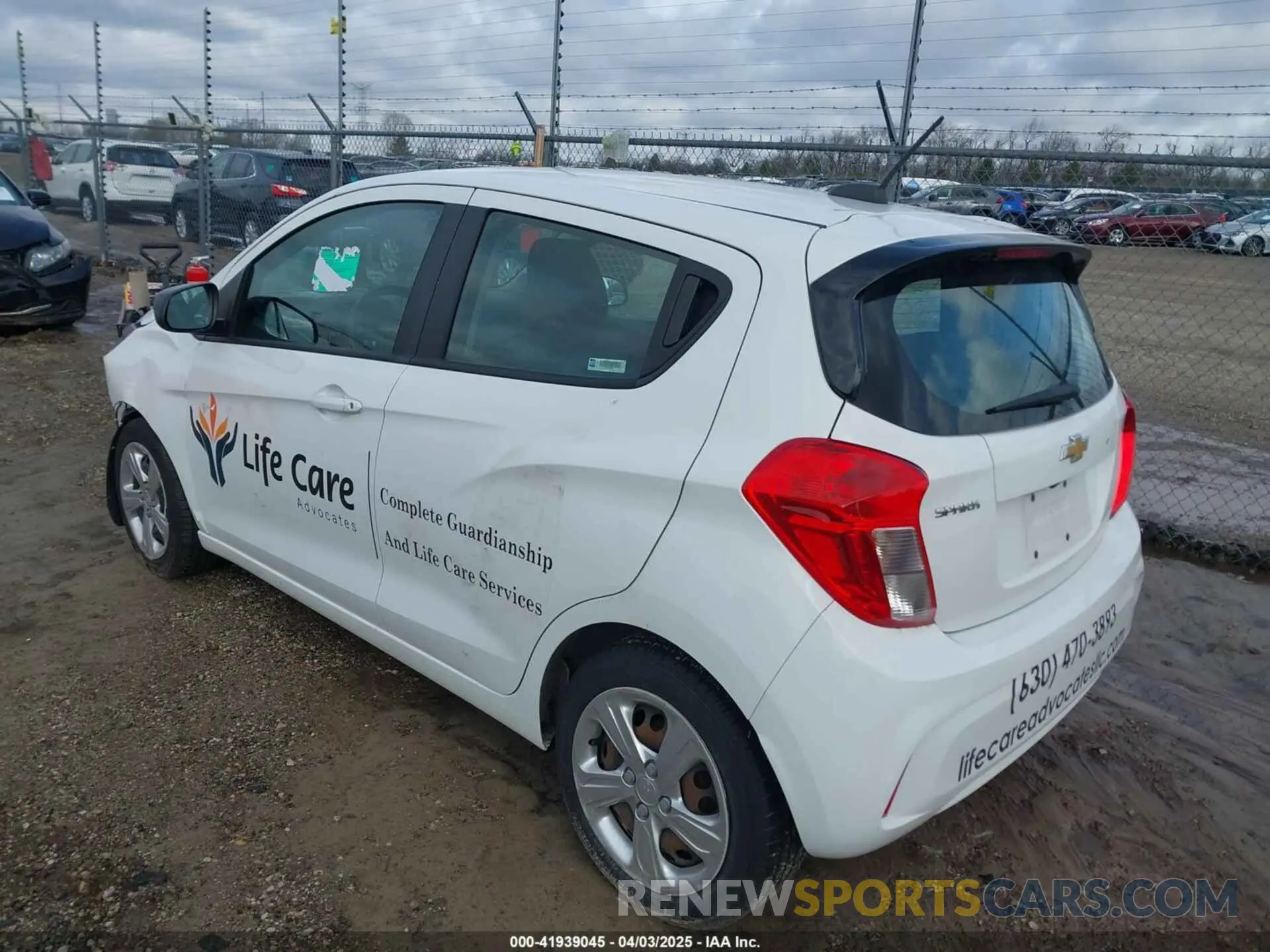 3 fotografías del automóvil dañado KL8CB6SA2MC729890 CHEVROLET SPARK 2021