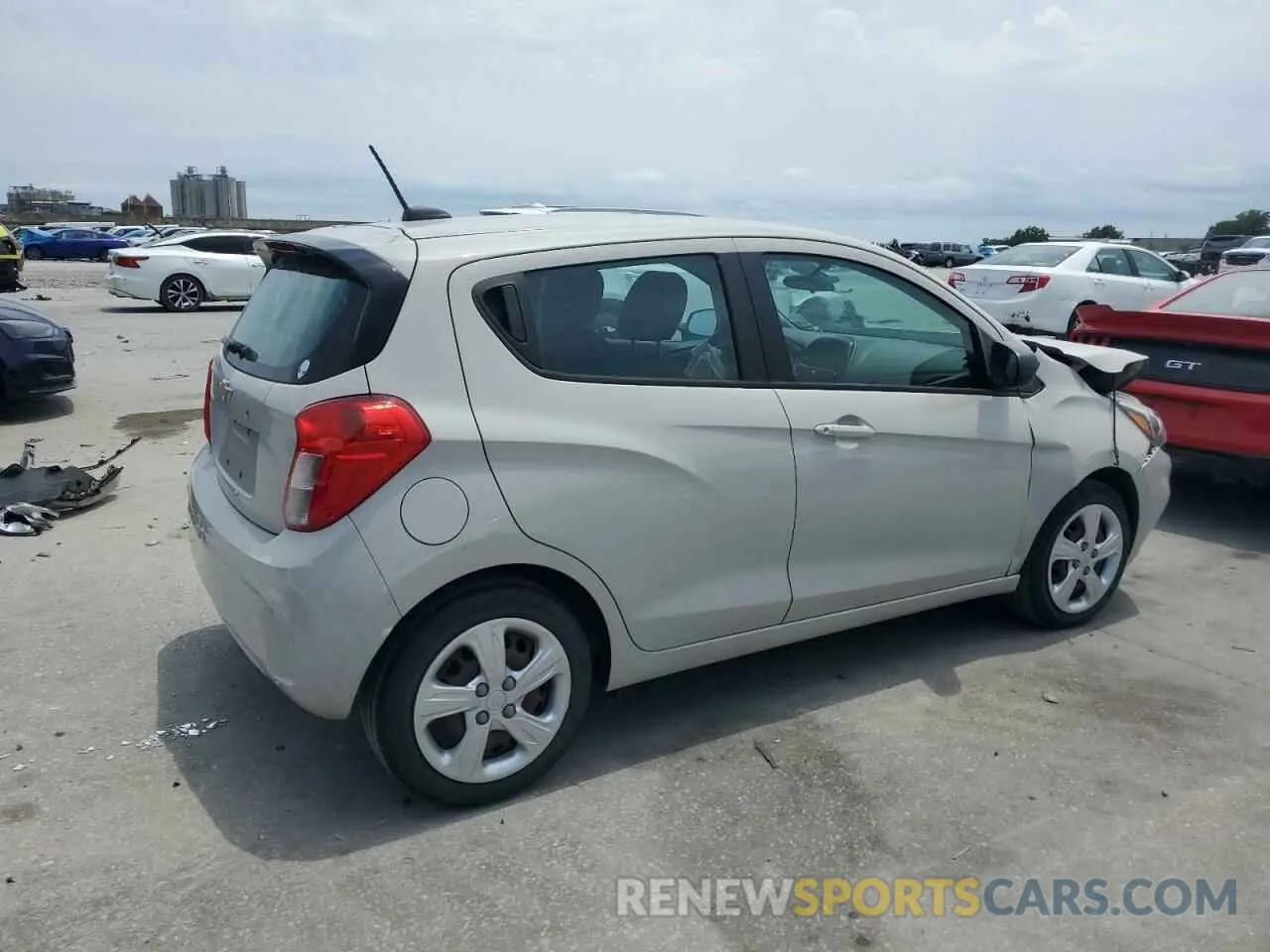 3 fotografías del automóvil dañado KL8CB6SA3MC712841 CHEVROLET SPARK 2021