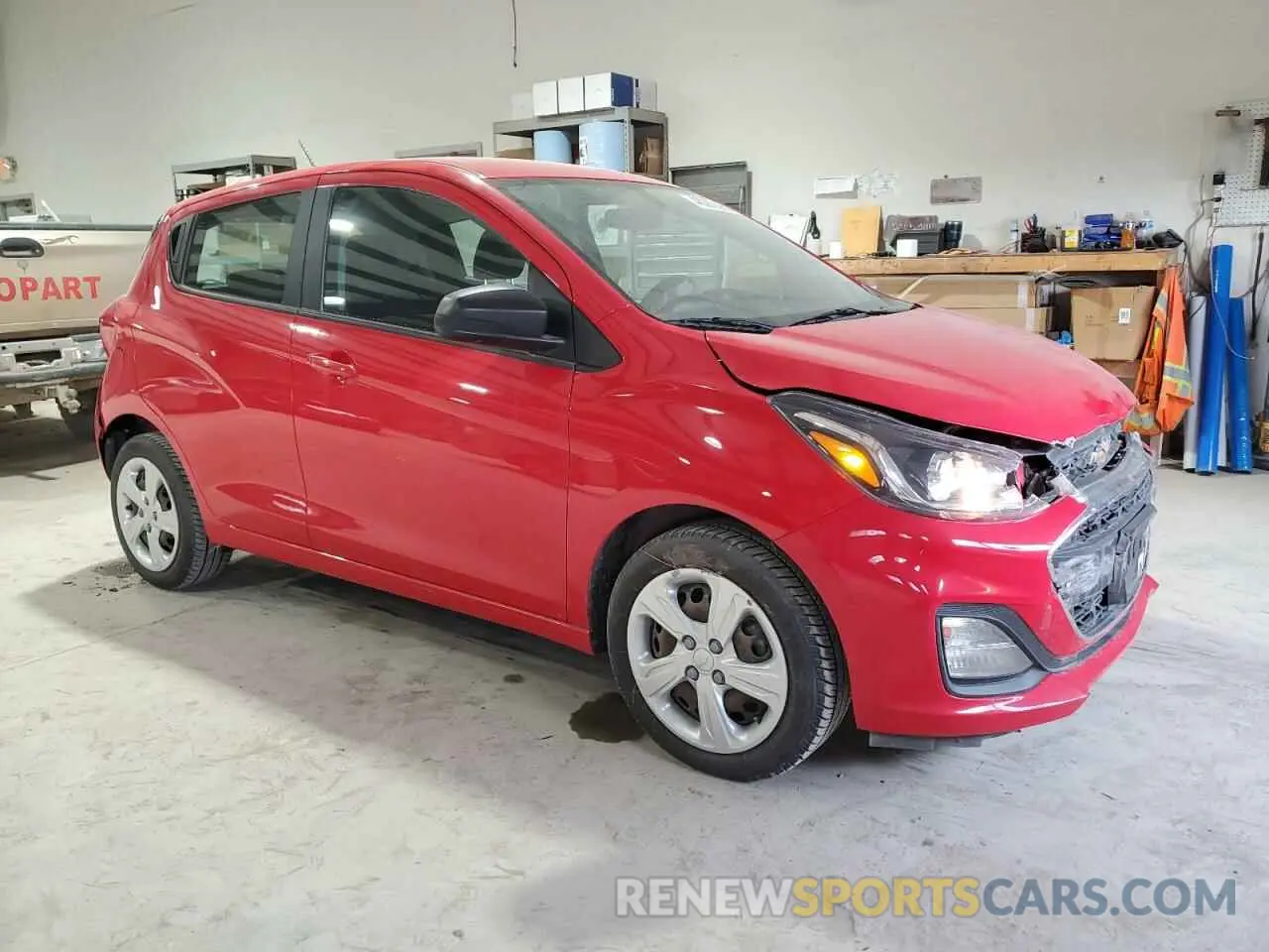 4 fotografías del automóvil dañado KL8CB6SA3MC730787 CHEVROLET SPARK 2021