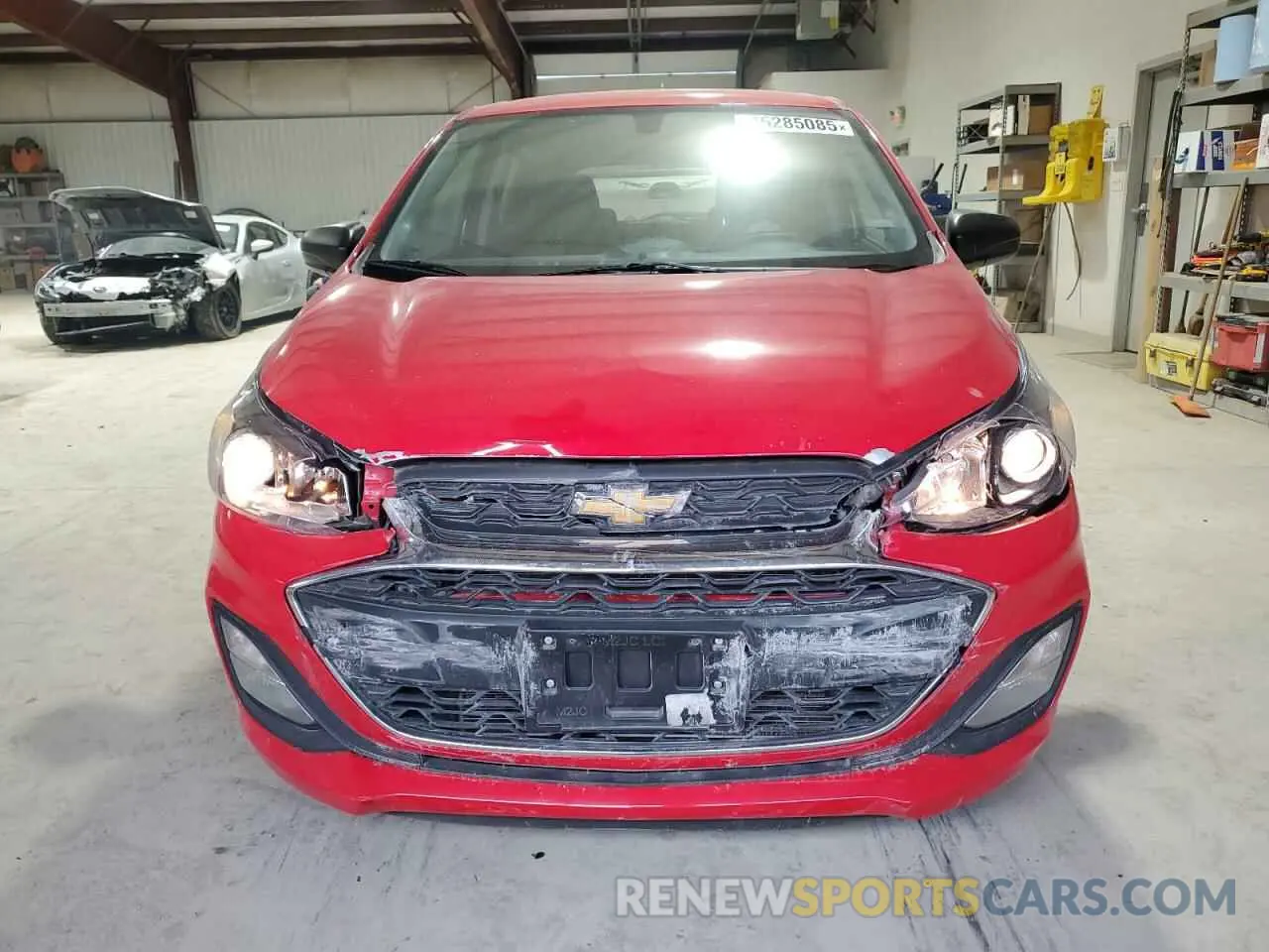 5 fotografías del automóvil dañado KL8CB6SA3MC730787 CHEVROLET SPARK 2021