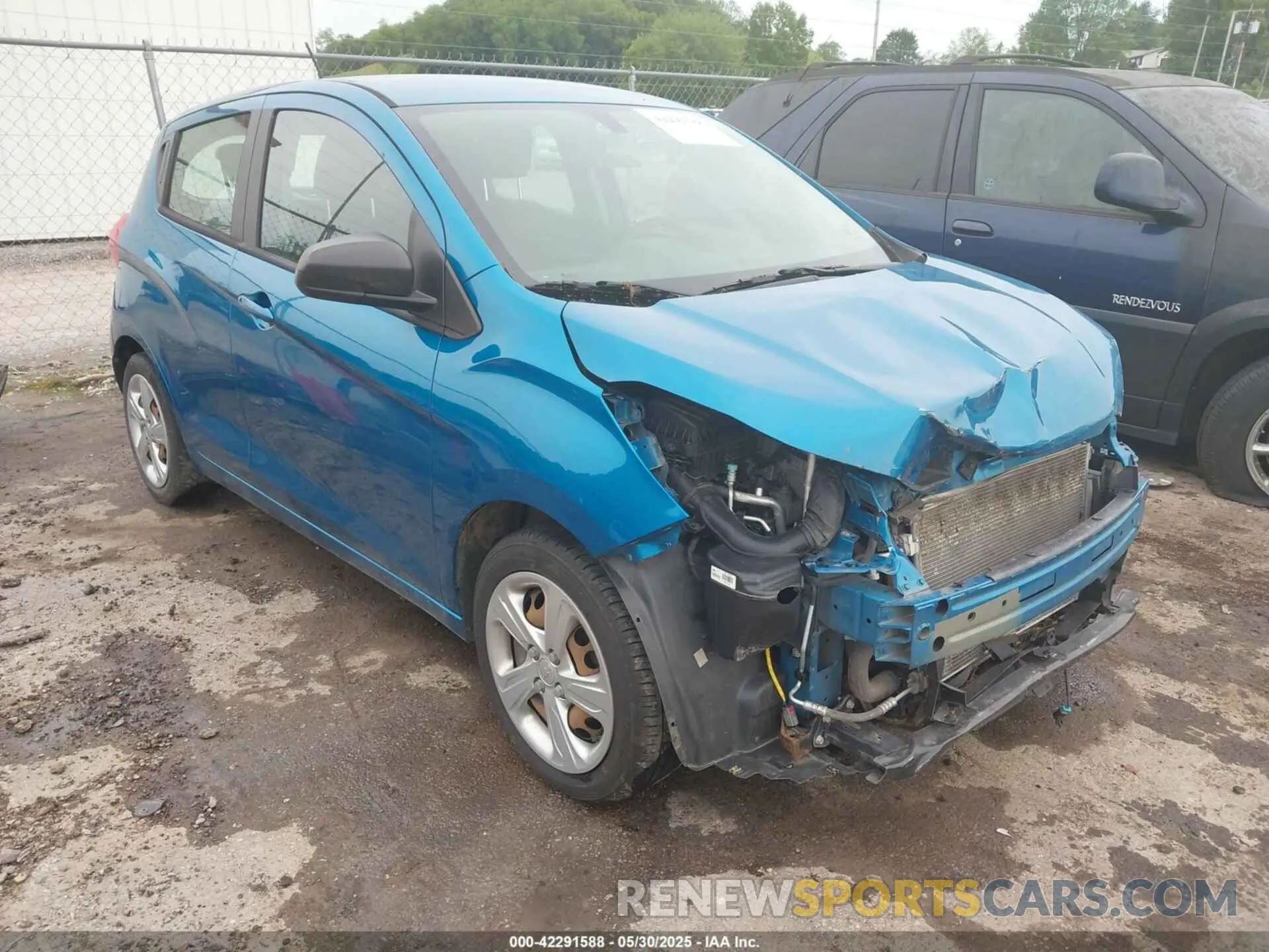 1 fotografías del automóvil dañado KL8CB6SA4MC702884 CHEVROLET SPARK 2021