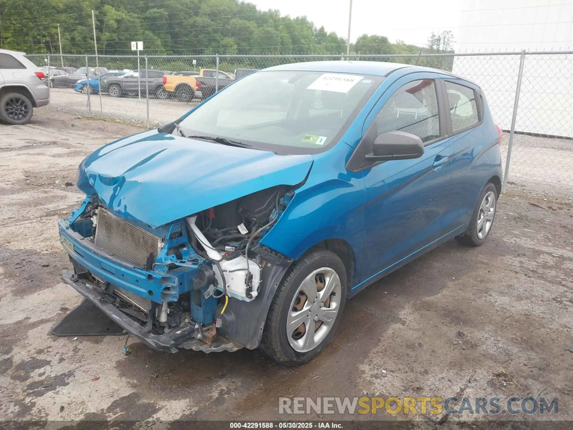 2 fotografías del automóvil dañado KL8CB6SA4MC702884 CHEVROLET SPARK 2021