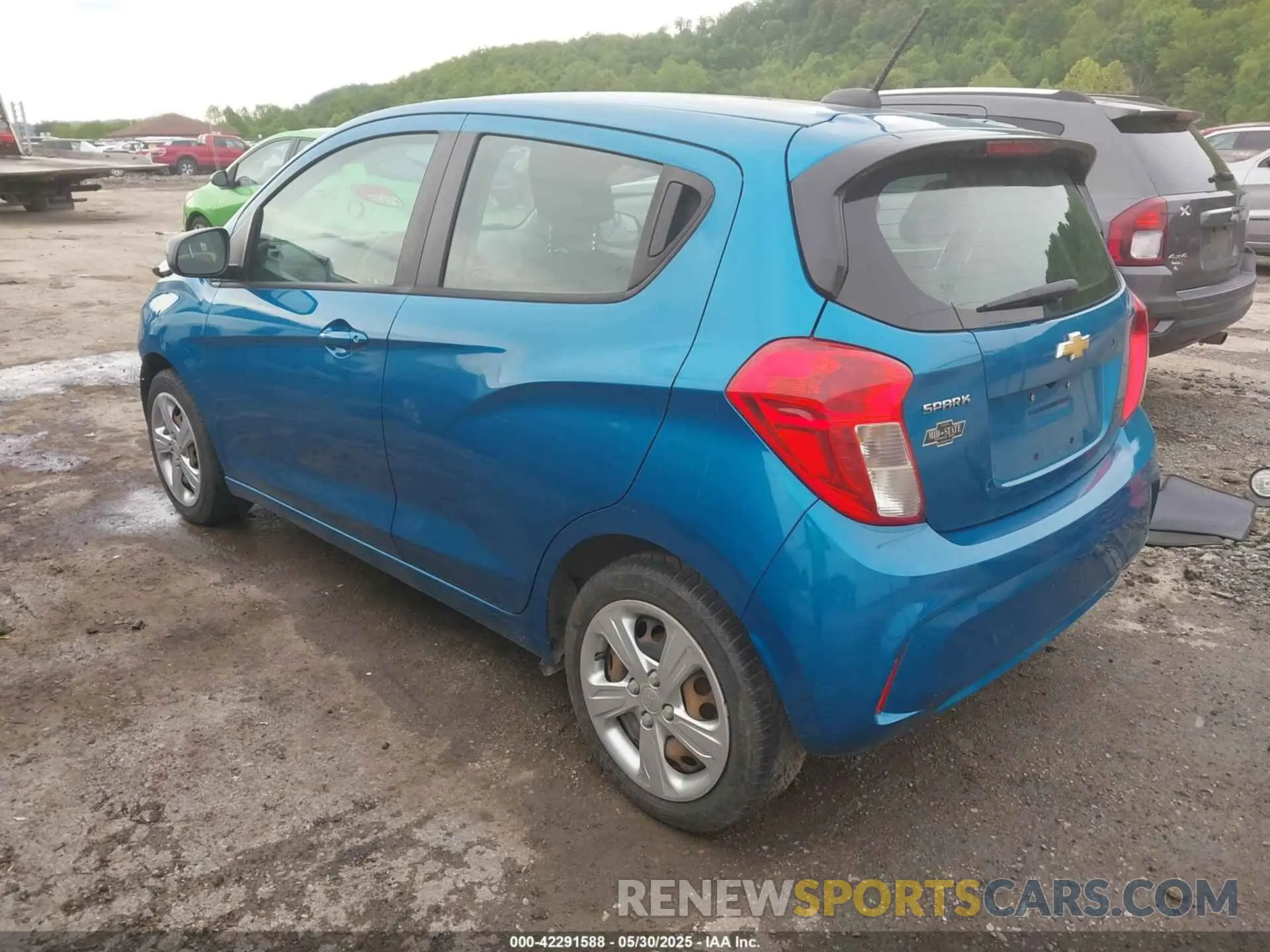 3 fotografías del automóvil dañado KL8CB6SA4MC702884 CHEVROLET SPARK 2021