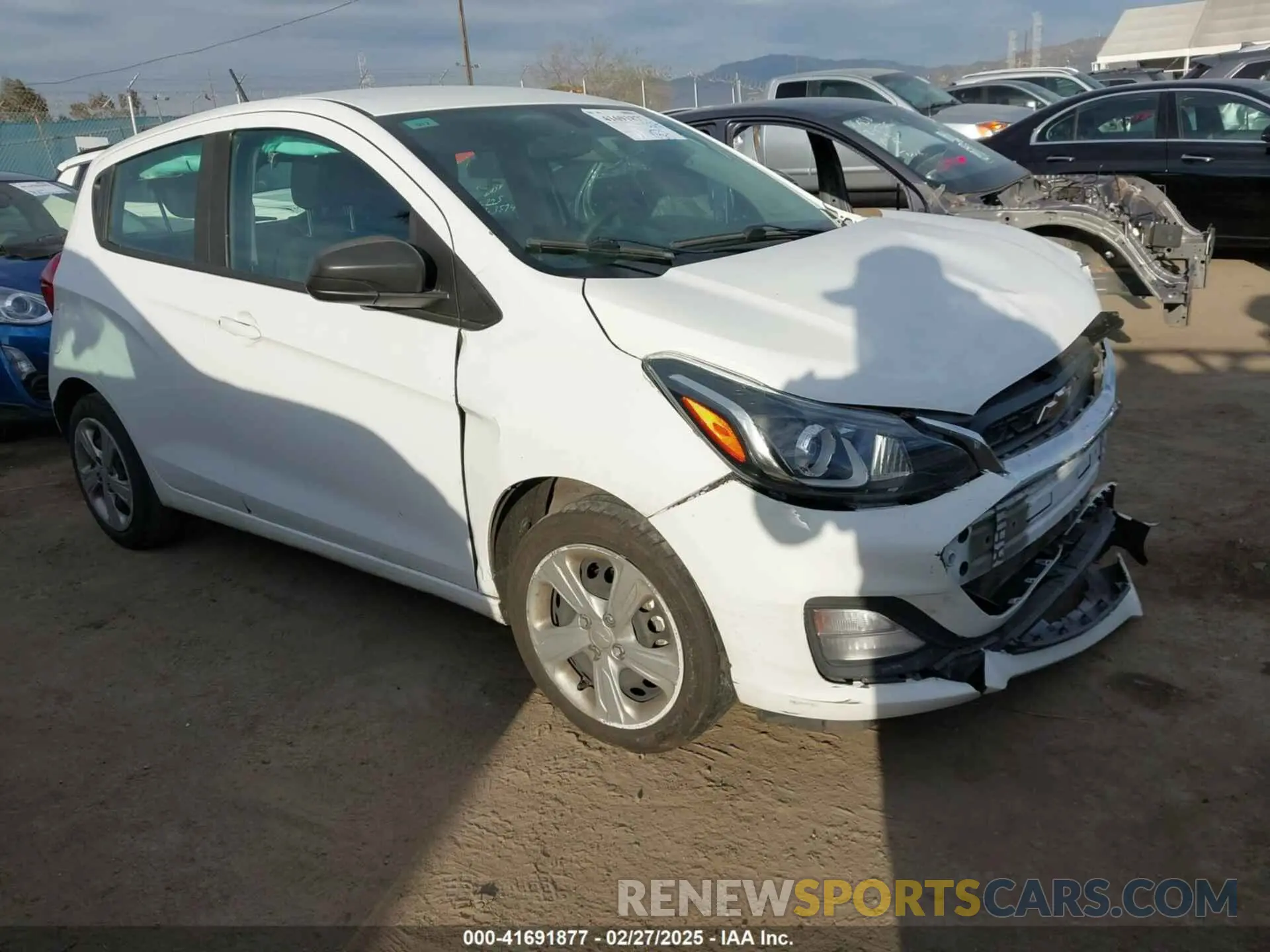 1 fotografías del automóvil dañado KL8CB6SA4MC723539 CHEVROLET SPARK 2021