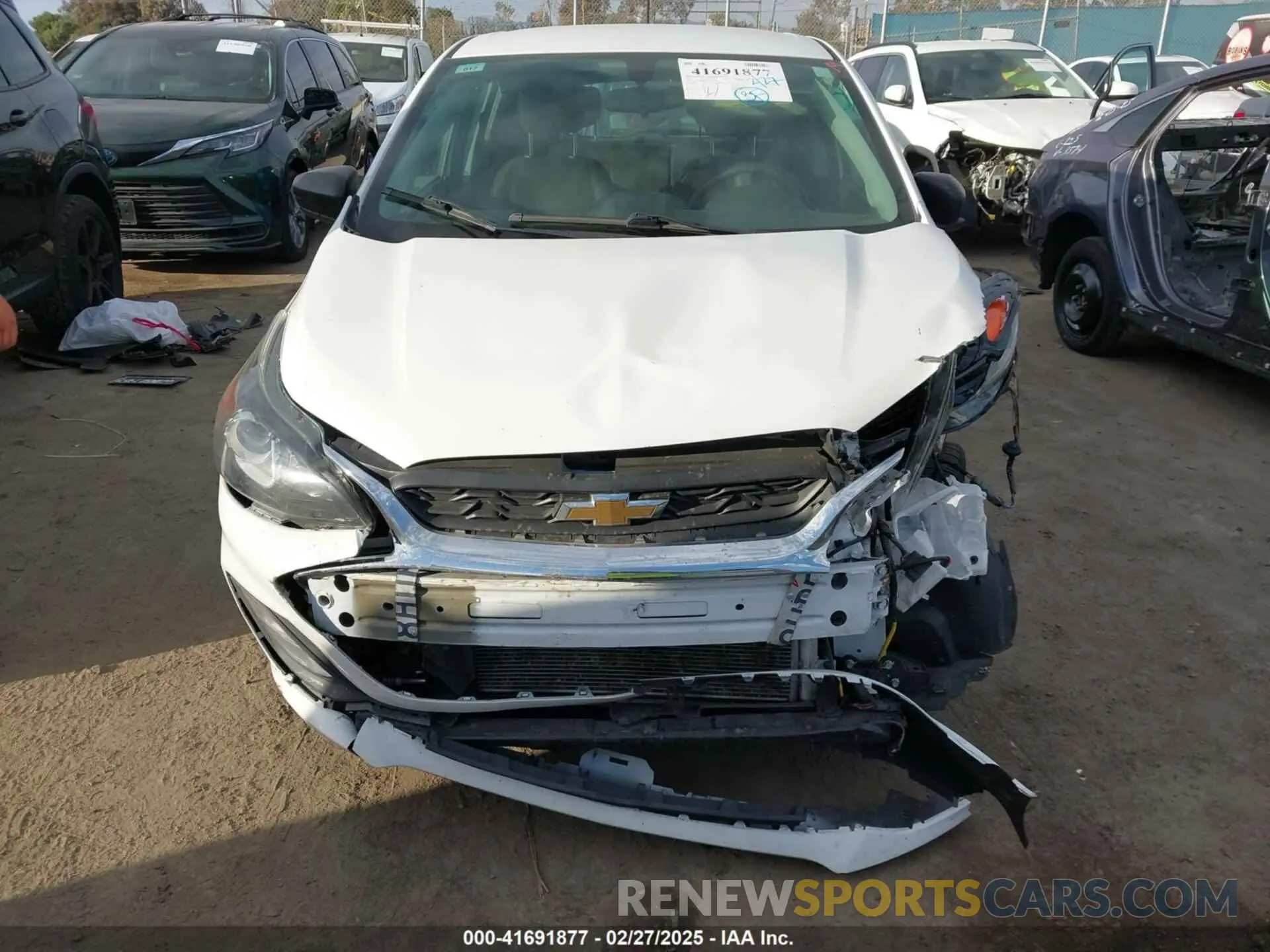 12 fotografías del automóvil dañado KL8CB6SA4MC723539 CHEVROLET SPARK 2021