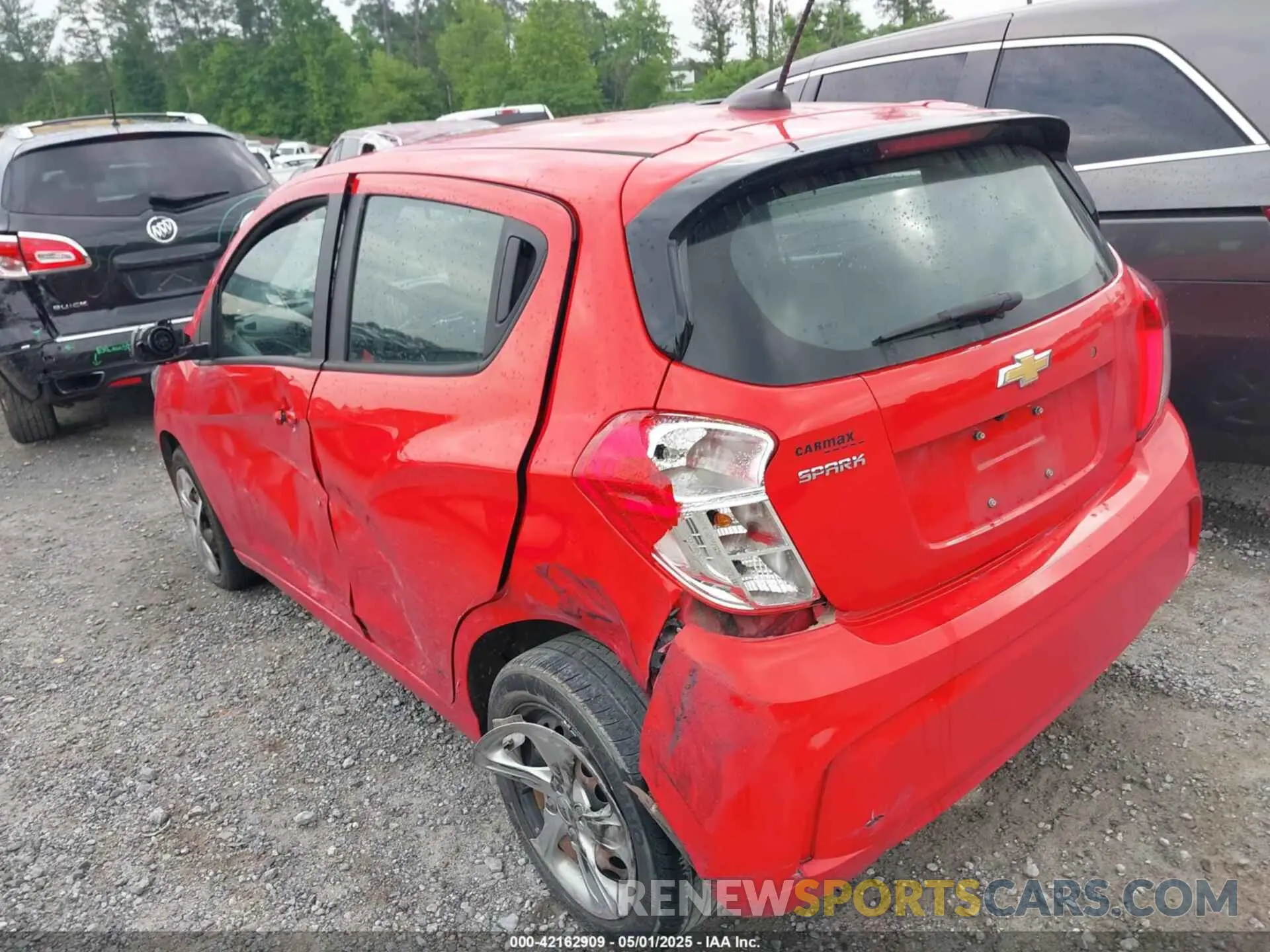 3 fotografías del automóvil dañado KL8CB6SA5MC227679 CHEVROLET SPARK 2021