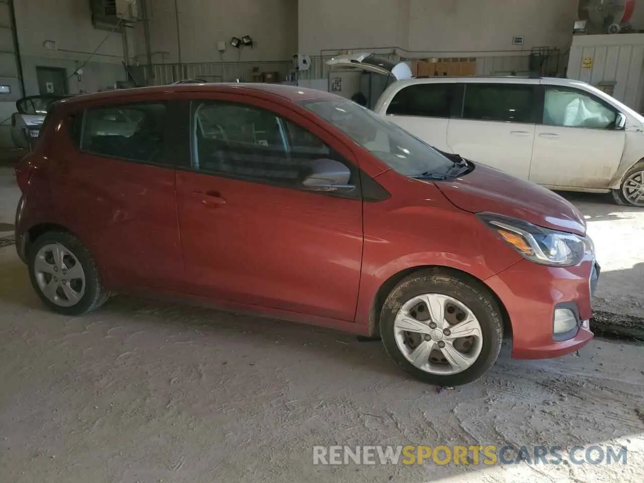 4 fotografías del automóvil dañado KL8CB6SA5MC712310 CHEVROLET SPARK 2021