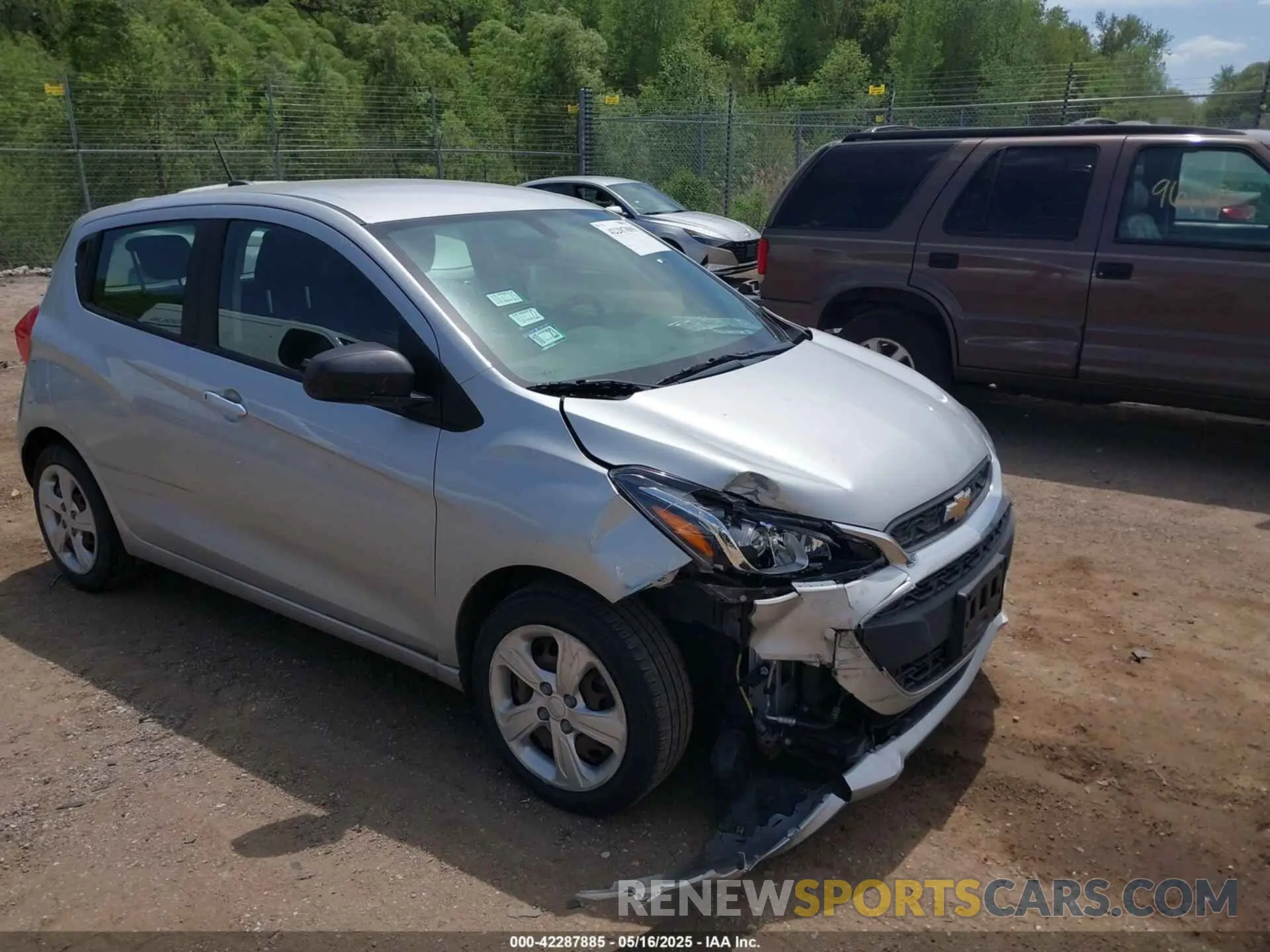 1 fotografías del automóvil dañado KL8CB6SA5MC712470 CHEVROLET SPARK 2021