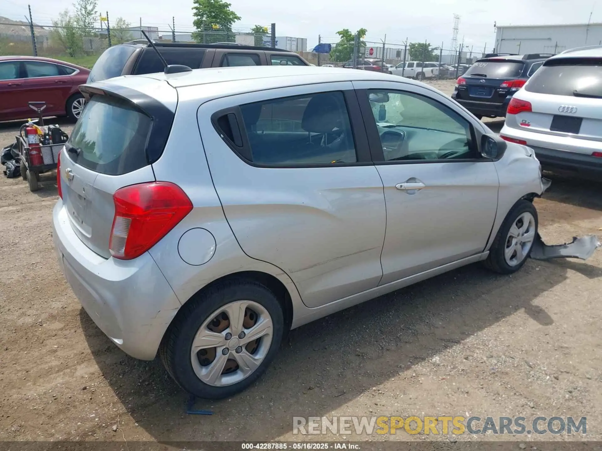 4 fotografías del automóvil dañado KL8CB6SA5MC712470 CHEVROLET SPARK 2021