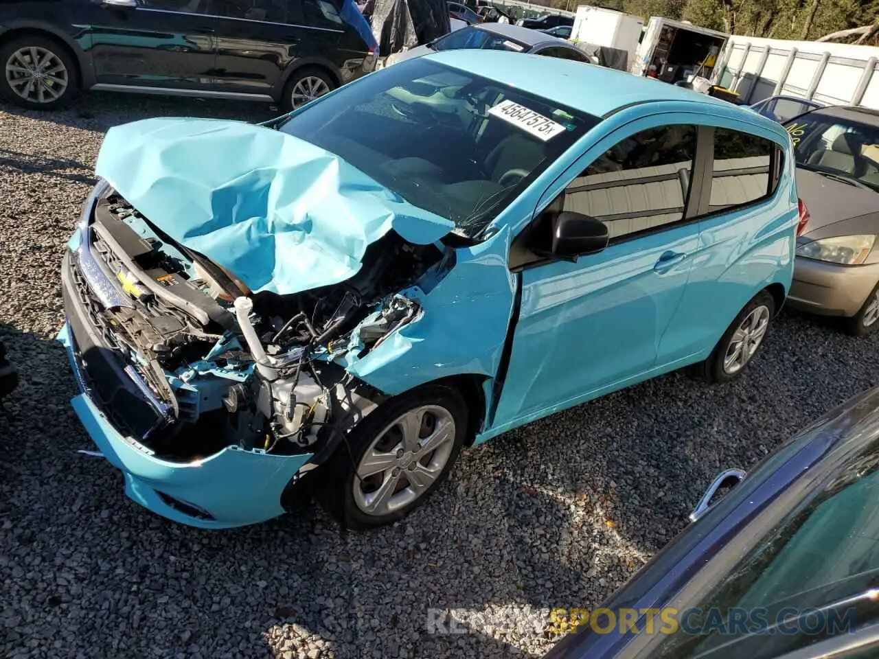 1 fotografías del automóvil dañado KL8CB6SA6MC227139 CHEVROLET SPARK 2021