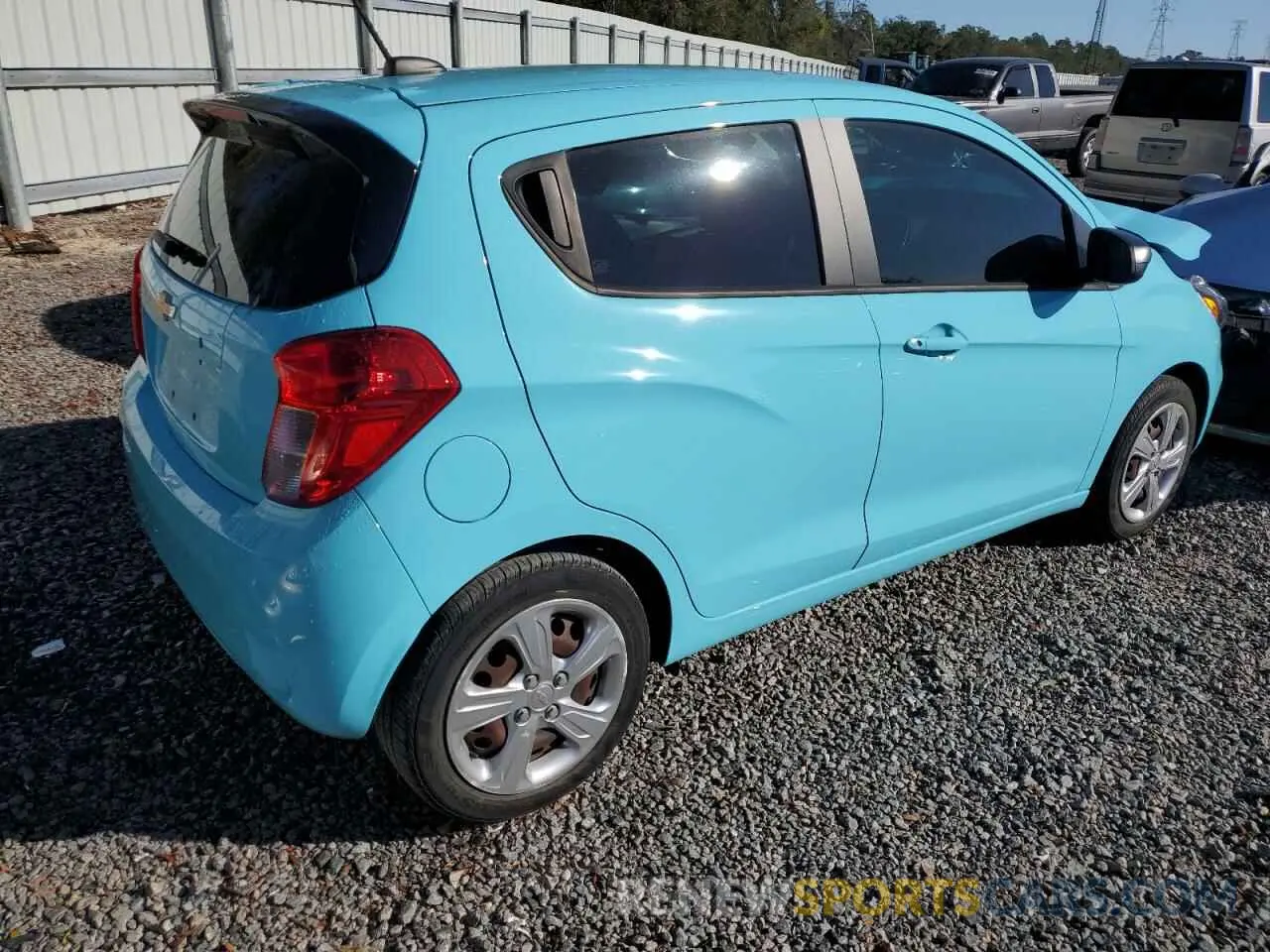 3 fotografías del automóvil dañado KL8CB6SA6MC227139 CHEVROLET SPARK 2021