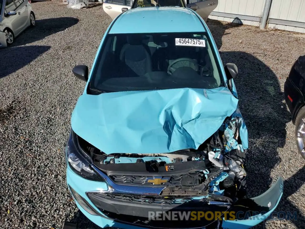 5 fotografías del automóvil dañado KL8CB6SA6MC227139 CHEVROLET SPARK 2021