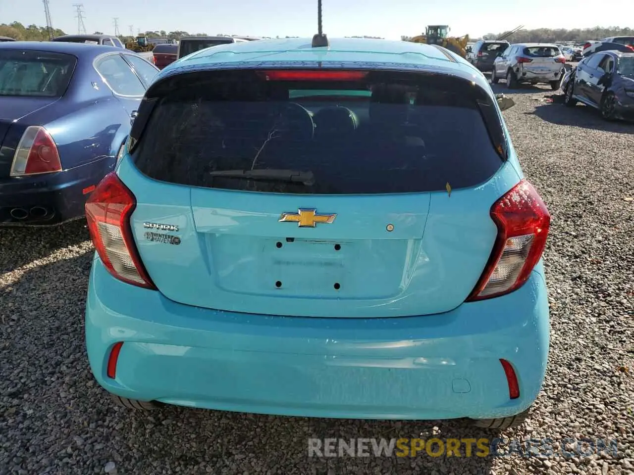 6 fotografías del automóvil dañado KL8CB6SA6MC227139 CHEVROLET SPARK 2021
