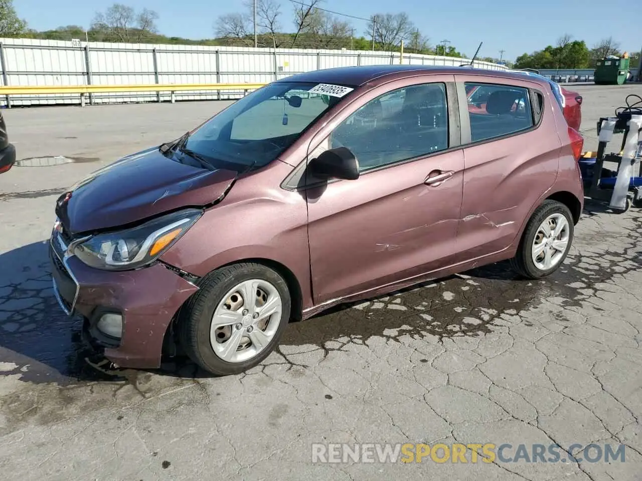 1 fotografías del automóvil dañado KL8CB6SA6MC700554 CHEVROLET SPARK 2021