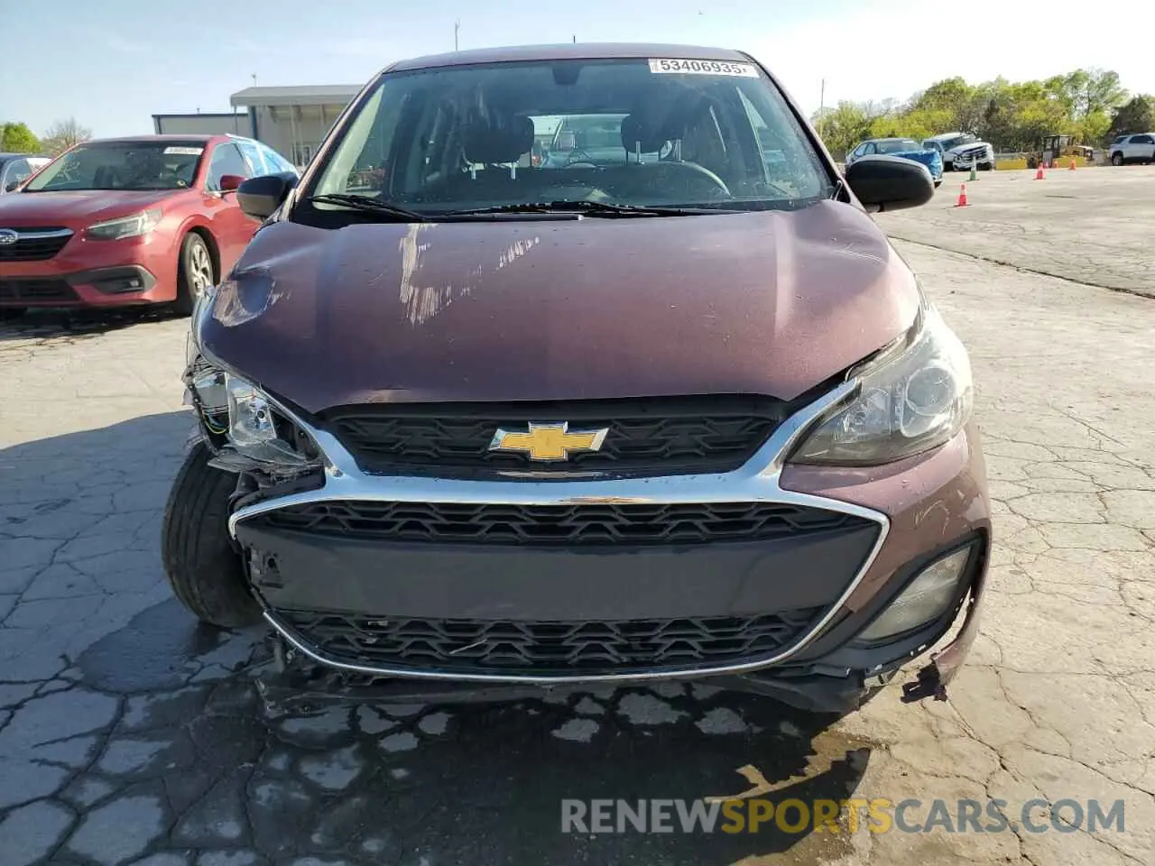 5 fotografías del automóvil dañado KL8CB6SA6MC700554 CHEVROLET SPARK 2021