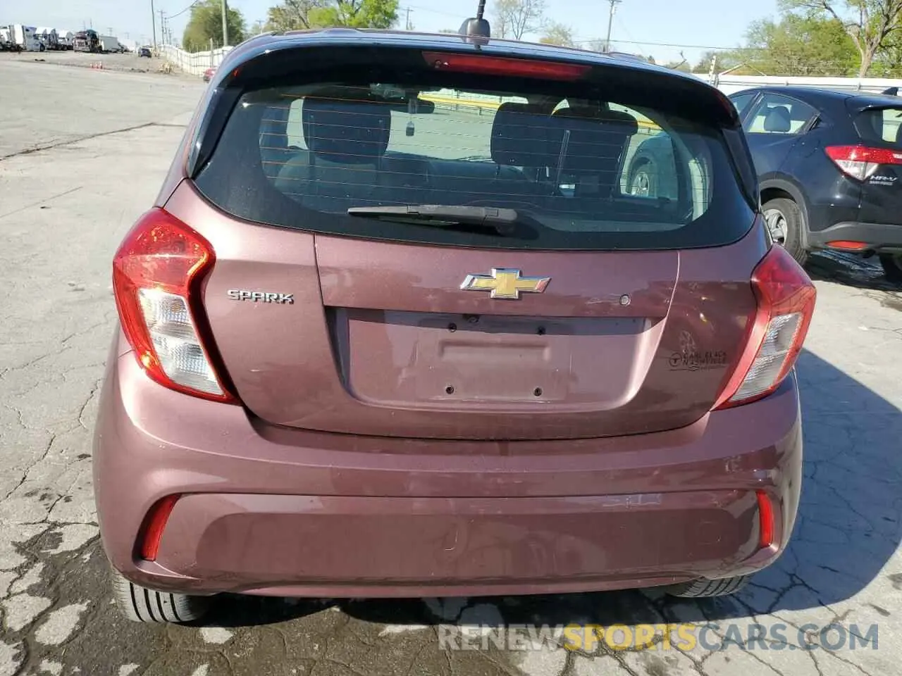 6 fotografías del automóvil dañado KL8CB6SA6MC700554 CHEVROLET SPARK 2021