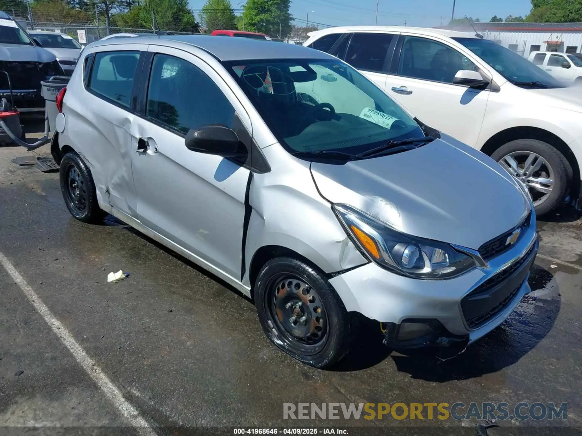 1 fotografías del automóvil dañado KL8CB6SA6MC703101 CHEVROLET SPARK 2021