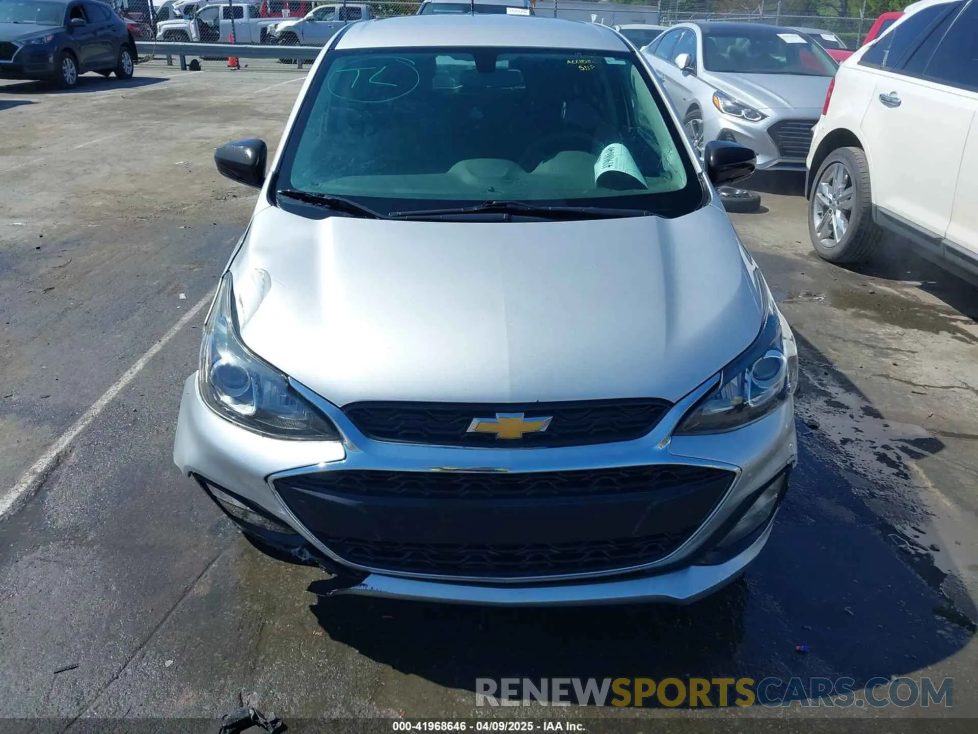 13 fotografías del automóvil dañado KL8CB6SA6MC703101 CHEVROLET SPARK 2021