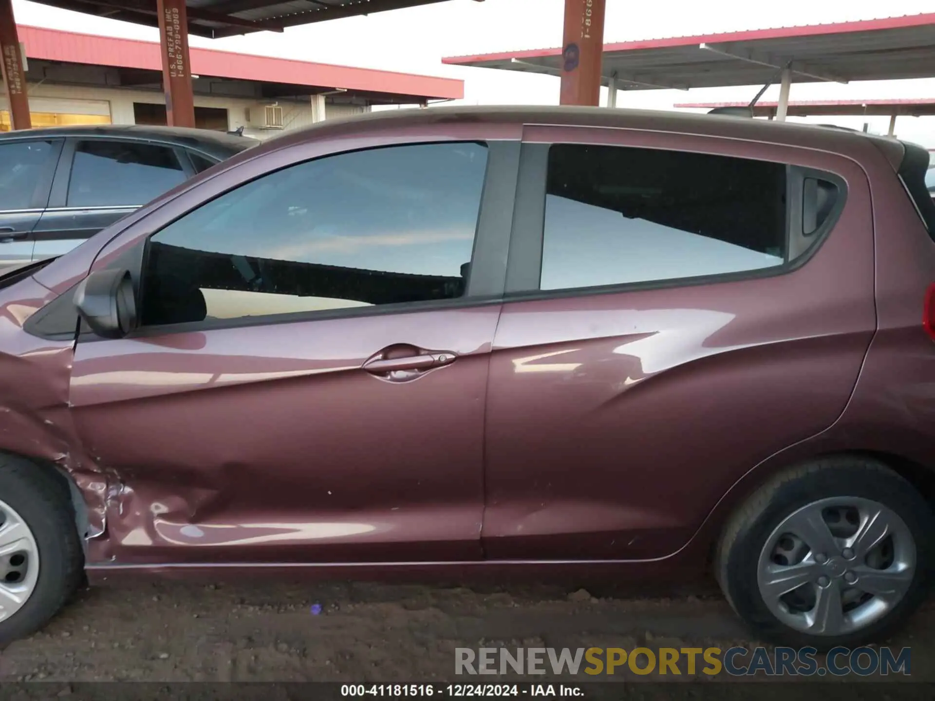 13 fotografías del automóvil dañado KL8CB6SA6MC709044 CHEVROLET SPARK 2021