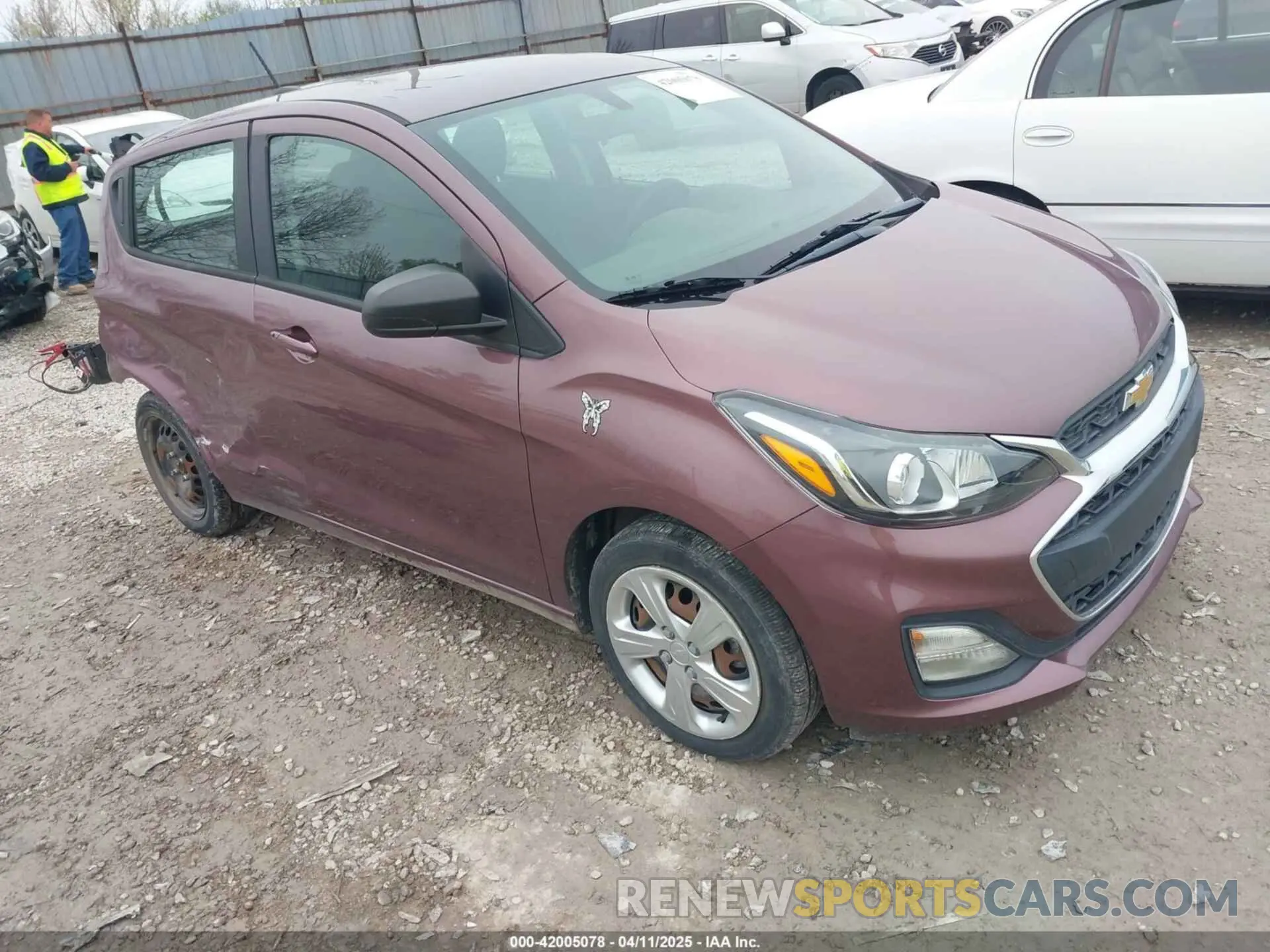 1 fotografías del automóvil dañado KL8CB6SA6MC729004 CHEVROLET SPARK 2021