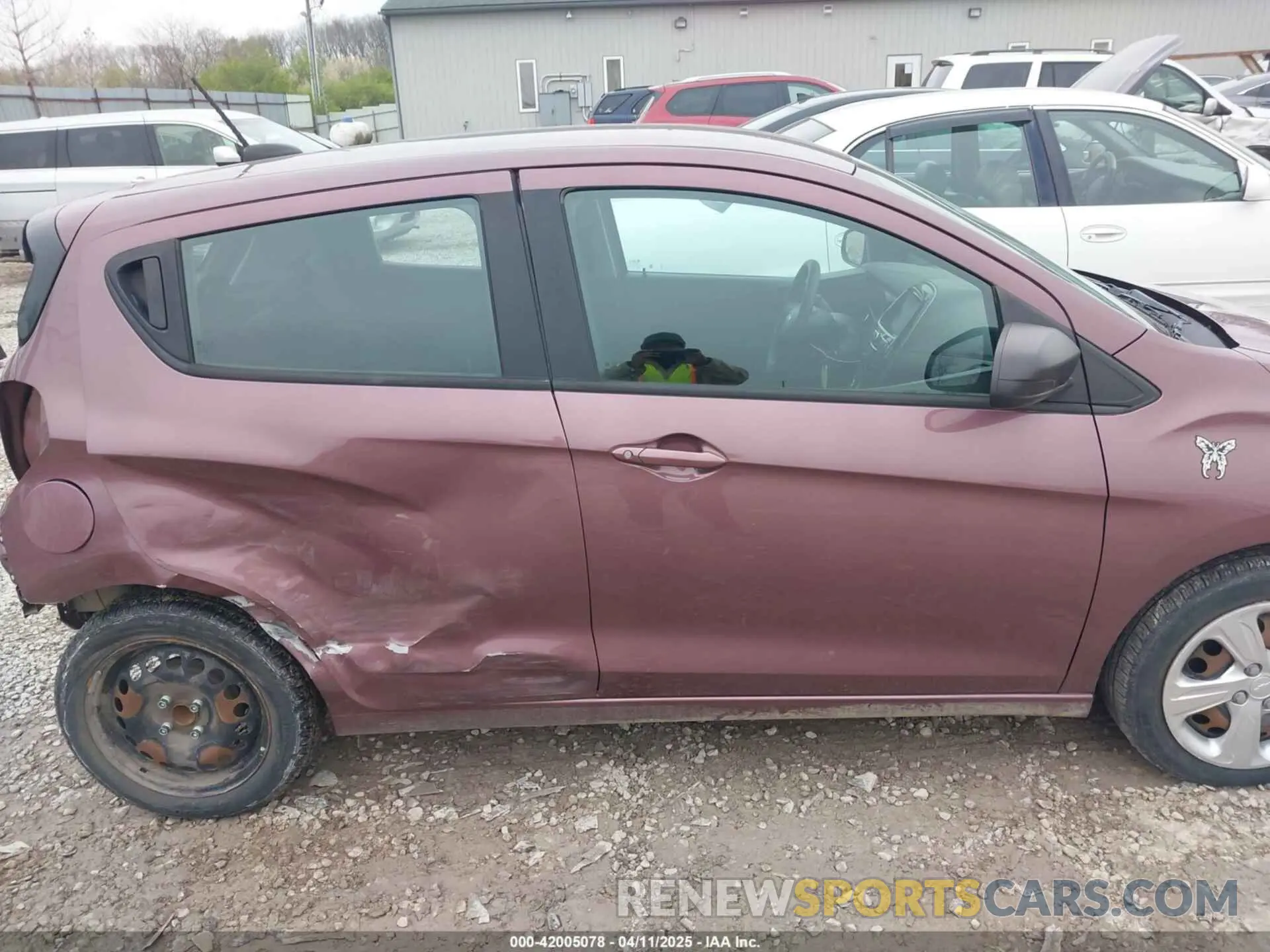 14 fotografías del automóvil dañado KL8CB6SA6MC729004 CHEVROLET SPARK 2021