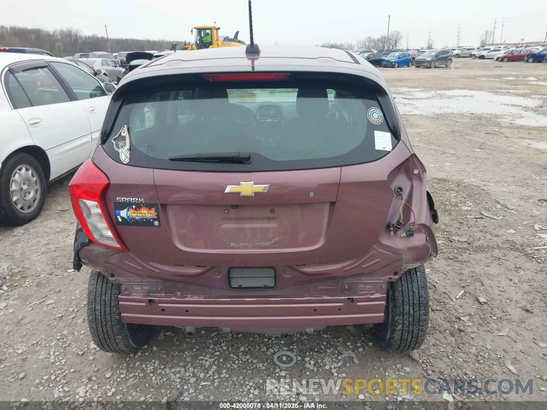 17 fotografías del automóvil dañado KL8CB6SA6MC729004 CHEVROLET SPARK 2021